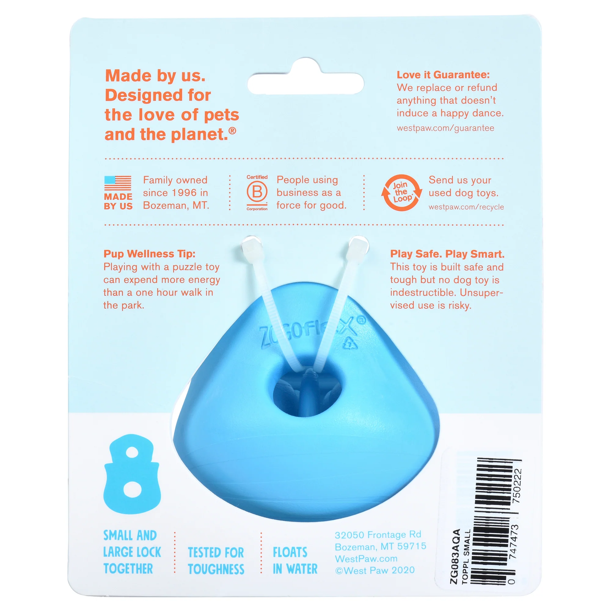 Toppl™ Treat Dispenser Dog Toy to Promote Mental Stimulation and Slow Eating - Small - Image 3