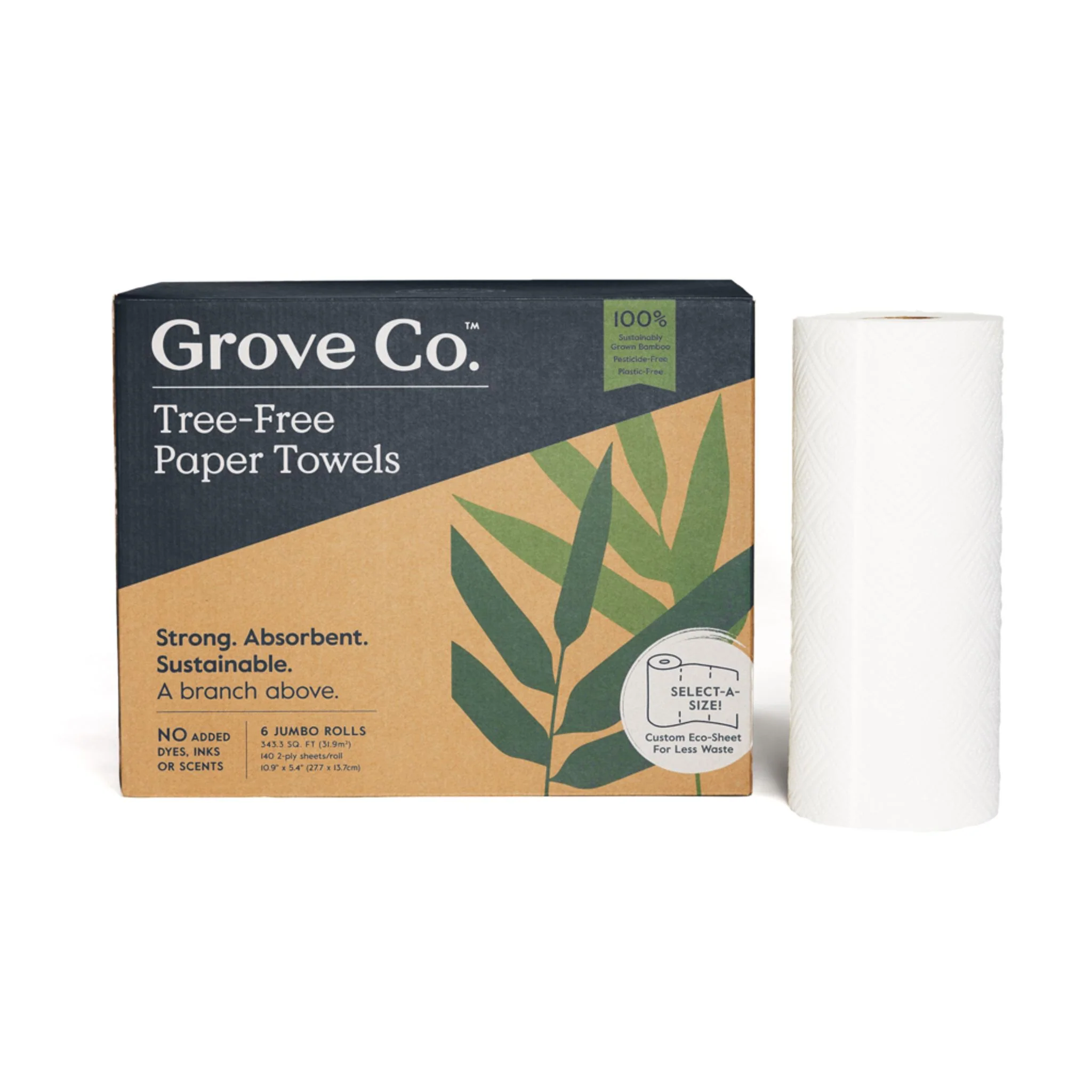 2-Ply Bamboo Paper Towels (140 sheets per roll) - Image 13