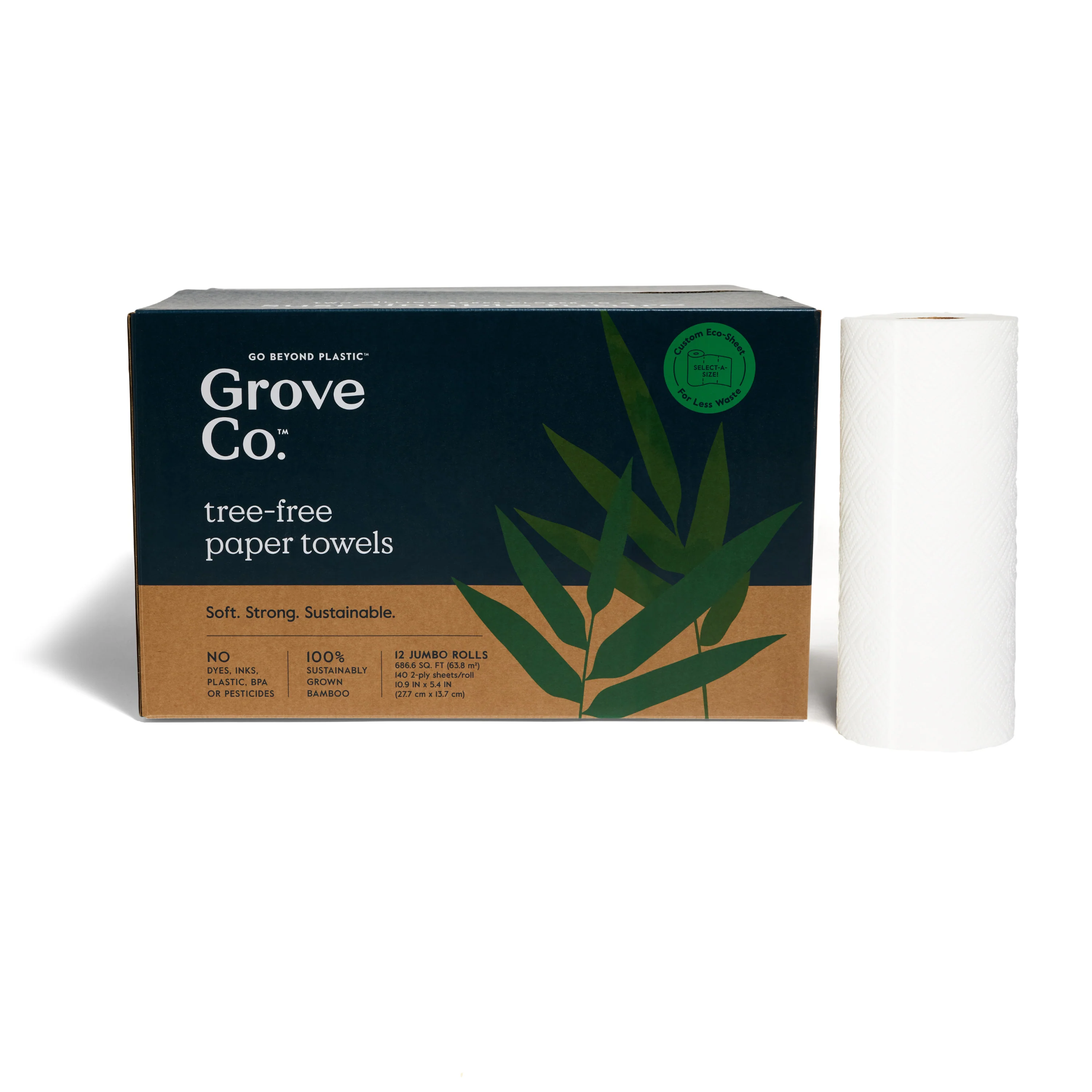 2-Ply Bamboo Paper Towels (140 sheets per roll) - Image 22
