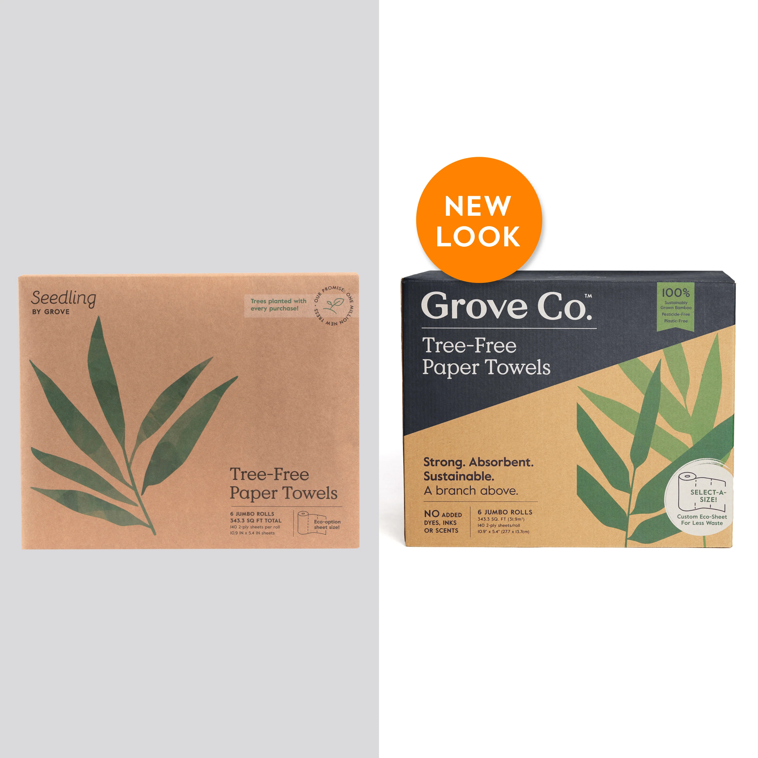 2-Ply Bamboo Paper Towels (140 sheets per roll) - Image 5