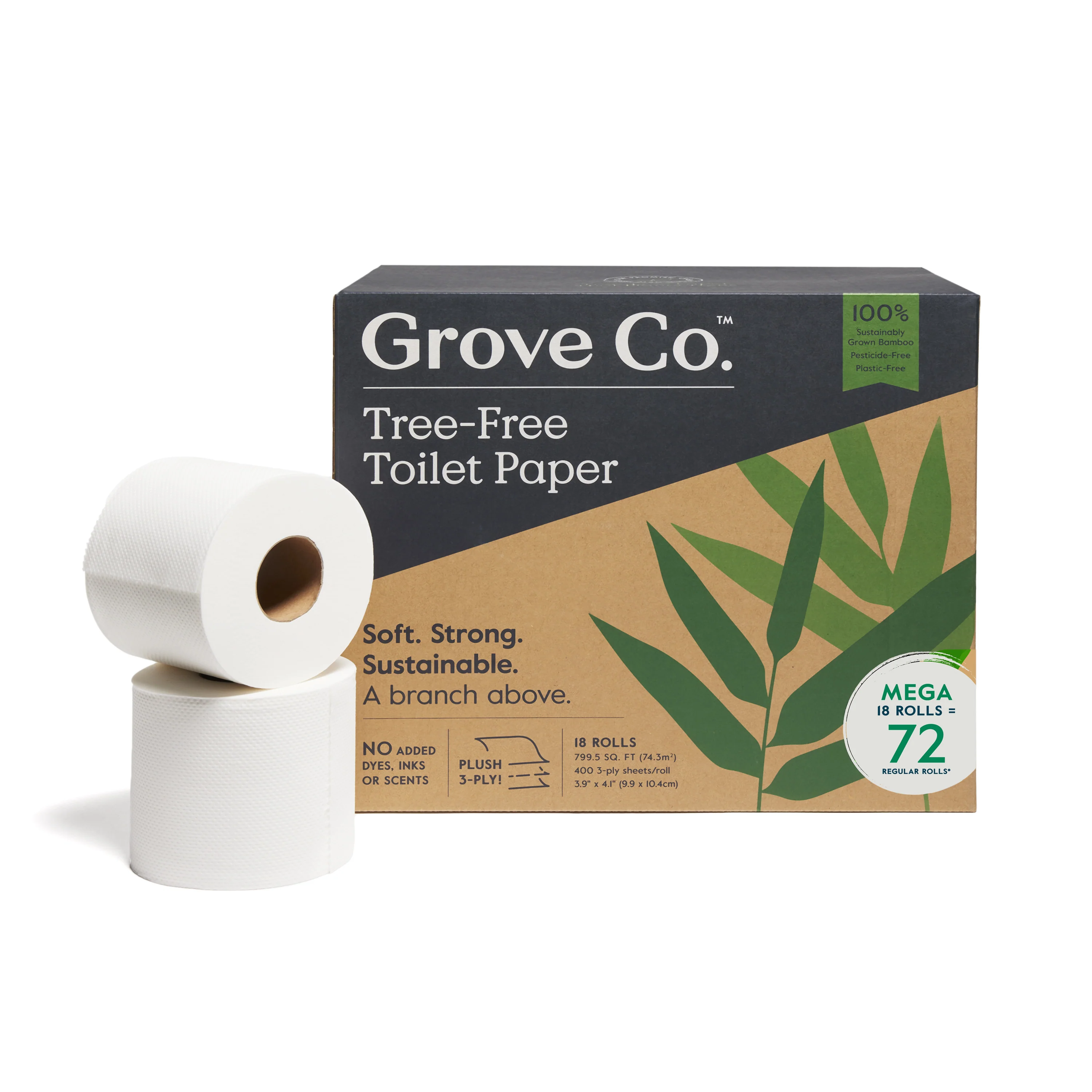 3-Ply Bamboo Toilet Paper (400 sheets per roll) - Image 13