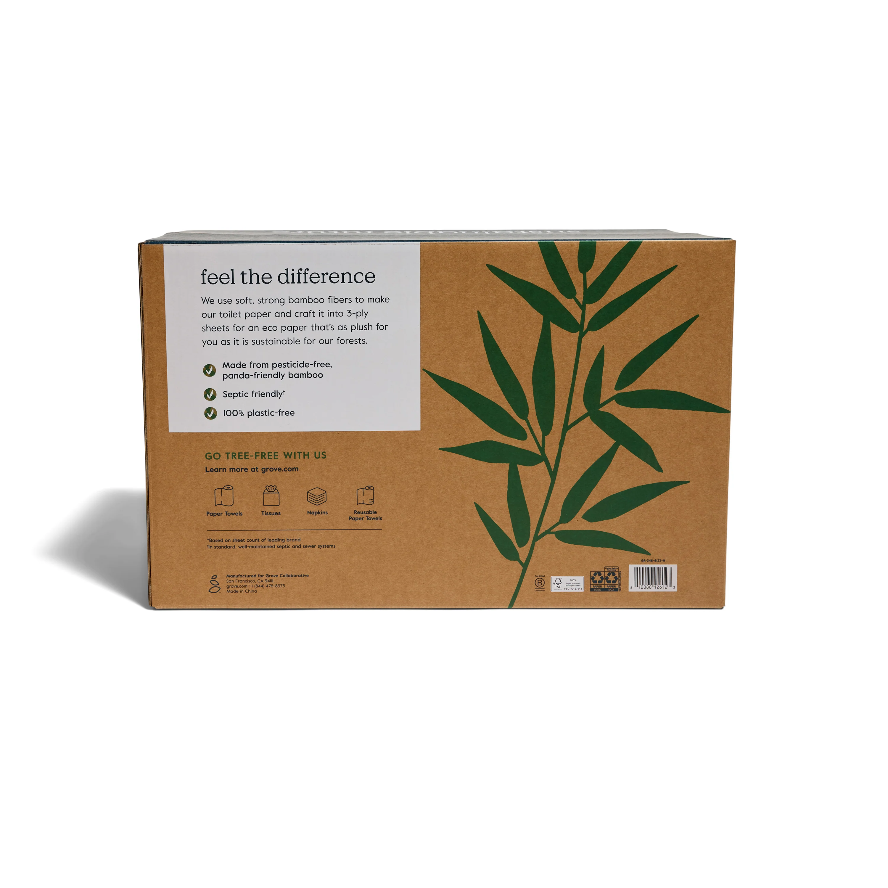 3-Ply Bamboo Toilet Paper (400 sheets per roll) - Image 22
