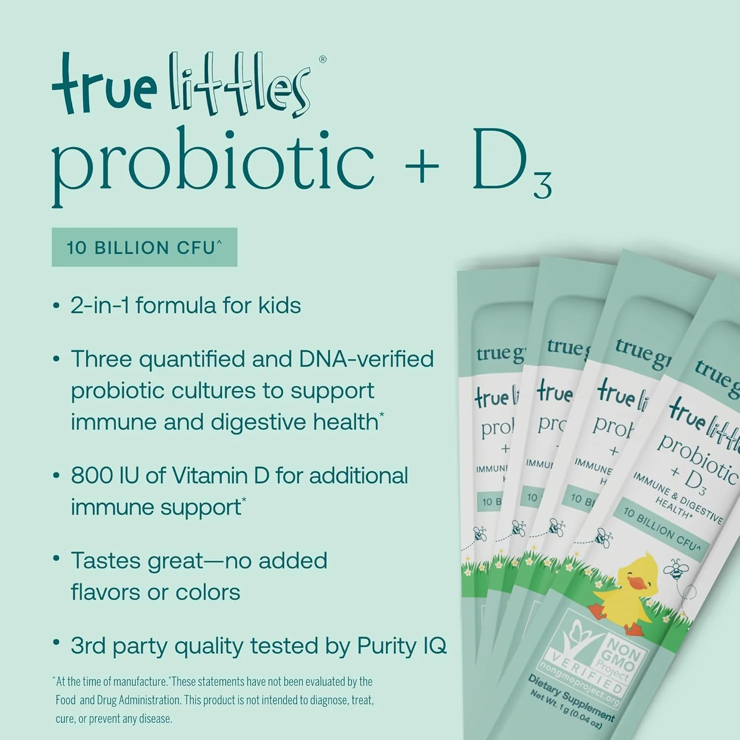 True Littles™ Probiotic + D3 Packets - Immune & Digestive Health* - Image 4