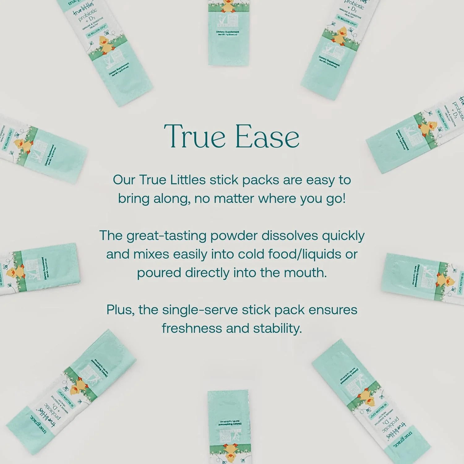 True Littles™ Probiotic + D3 Packets - Immune & Digestive Health* - Image 5