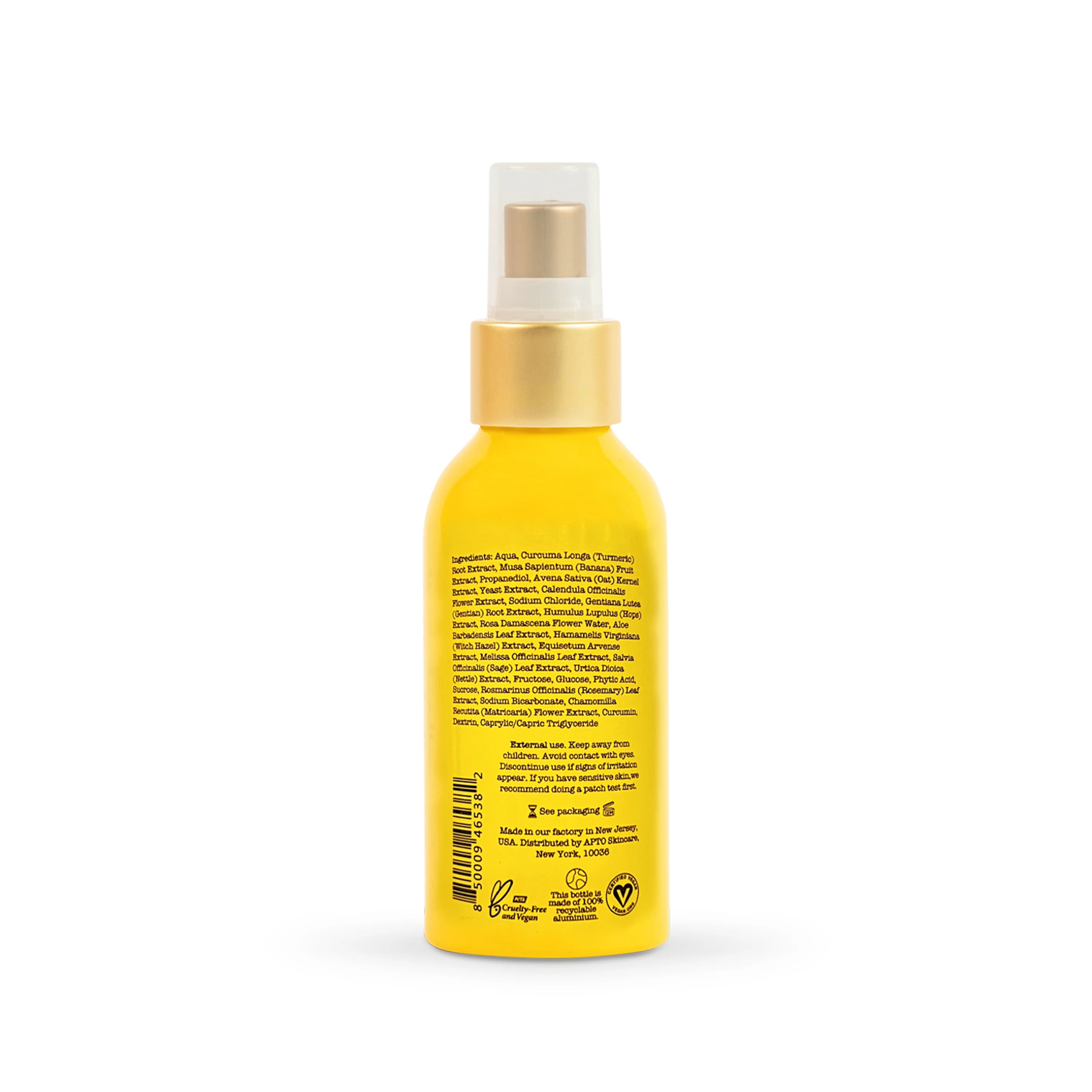 Turmeric Mist with Witch Hazel, Reviving & Brightening Facial Spritz - Image 3