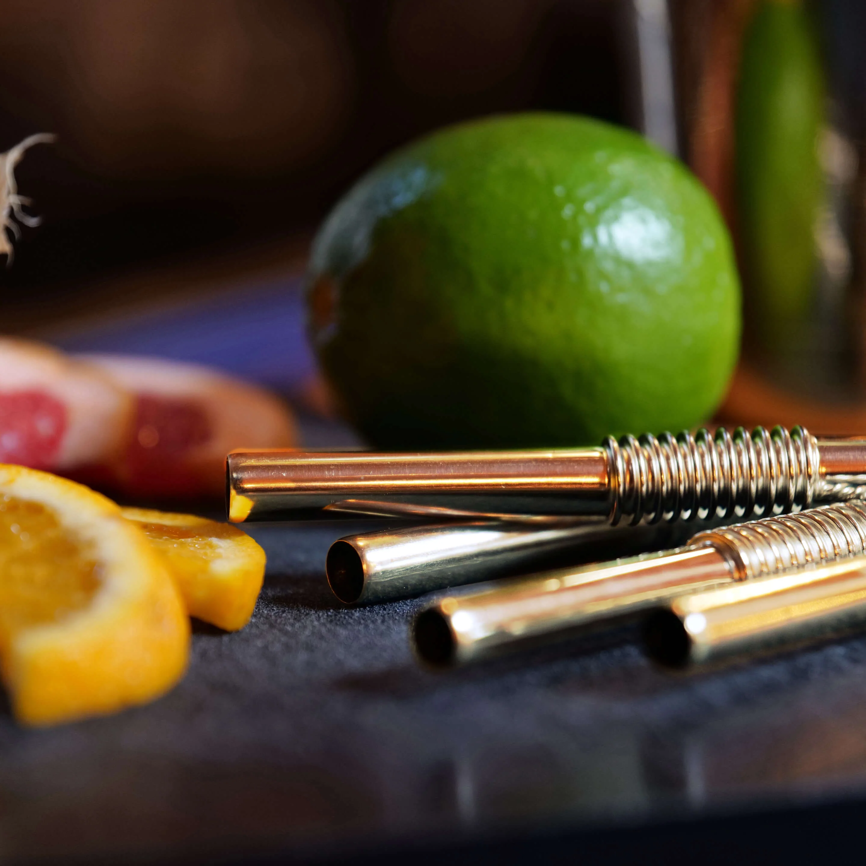 Turtleneck Stainless Steel Bendable Straw Set - Image 6