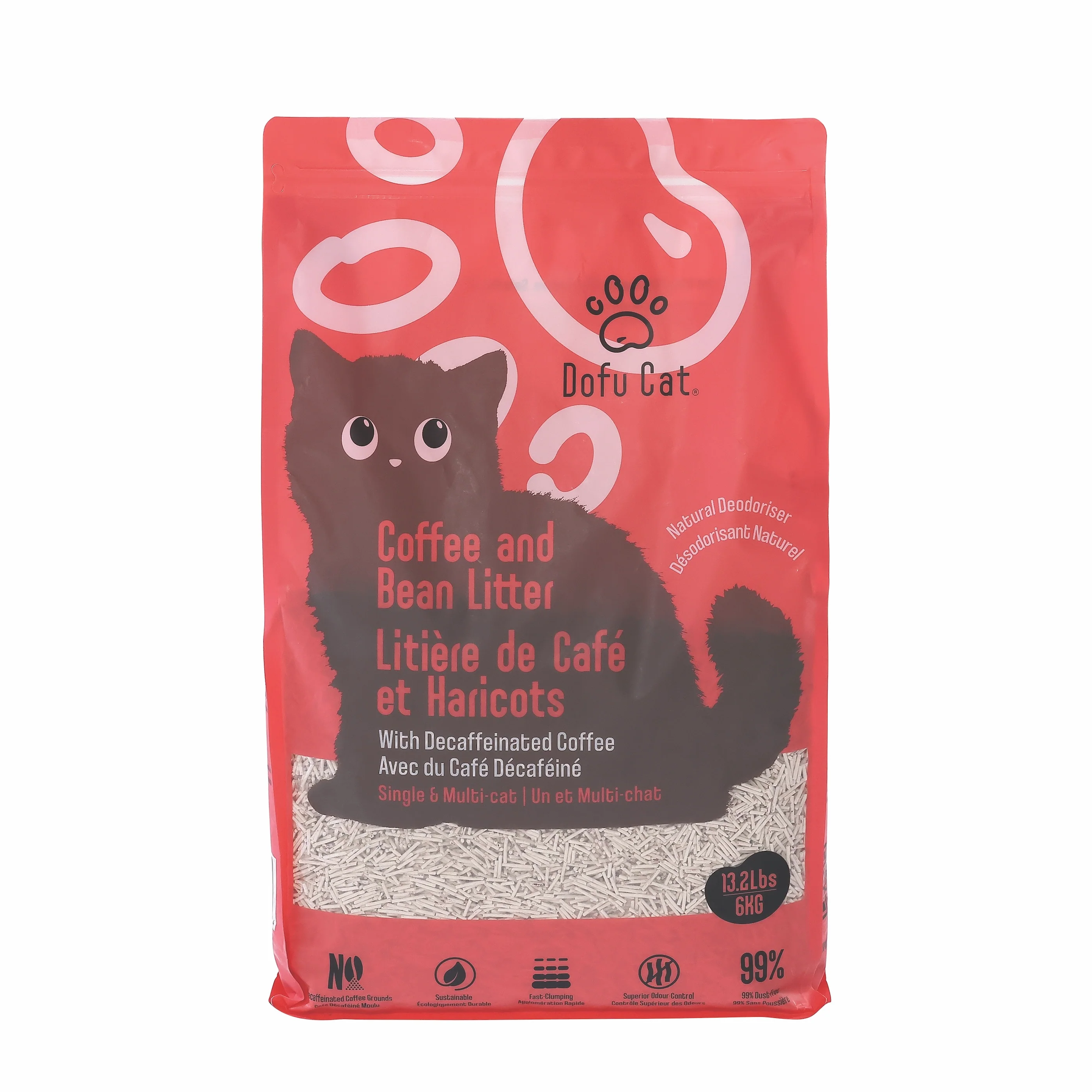 Upcycled Coffee and Bean Cat Litter - Image 11