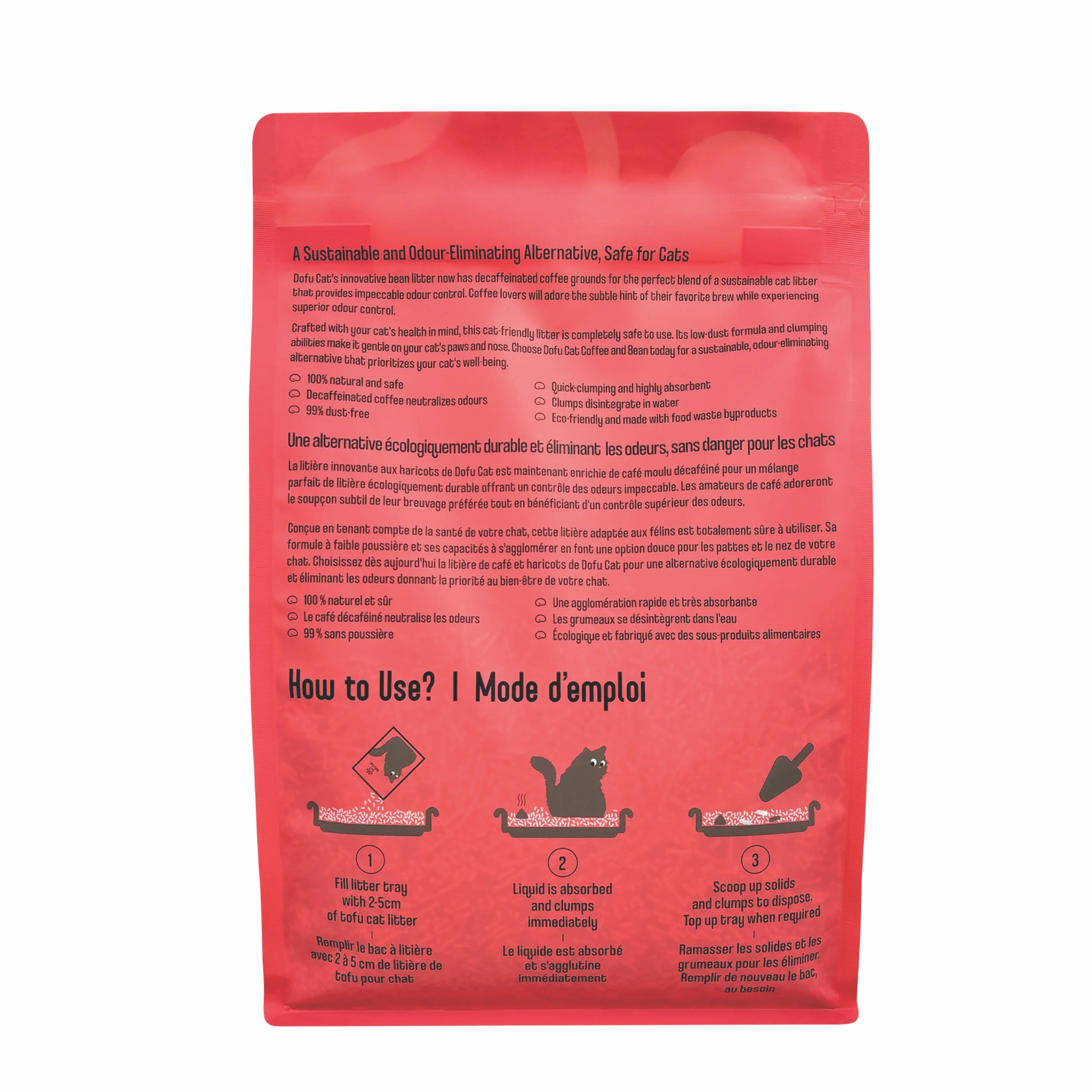 Upcycled Coffee and Bean Cat Litter - Image 2