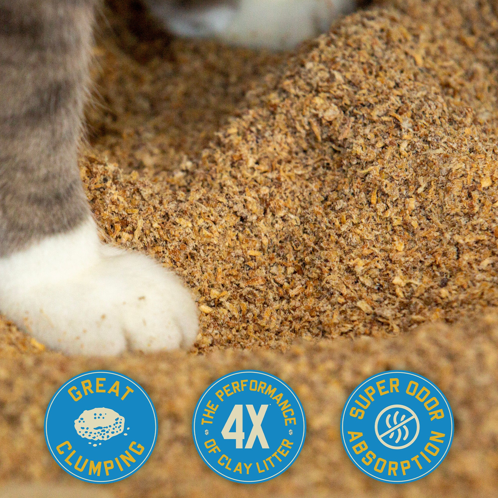Upcycled Natural Pine Clumping Cat Litter, Unscented - Image 8