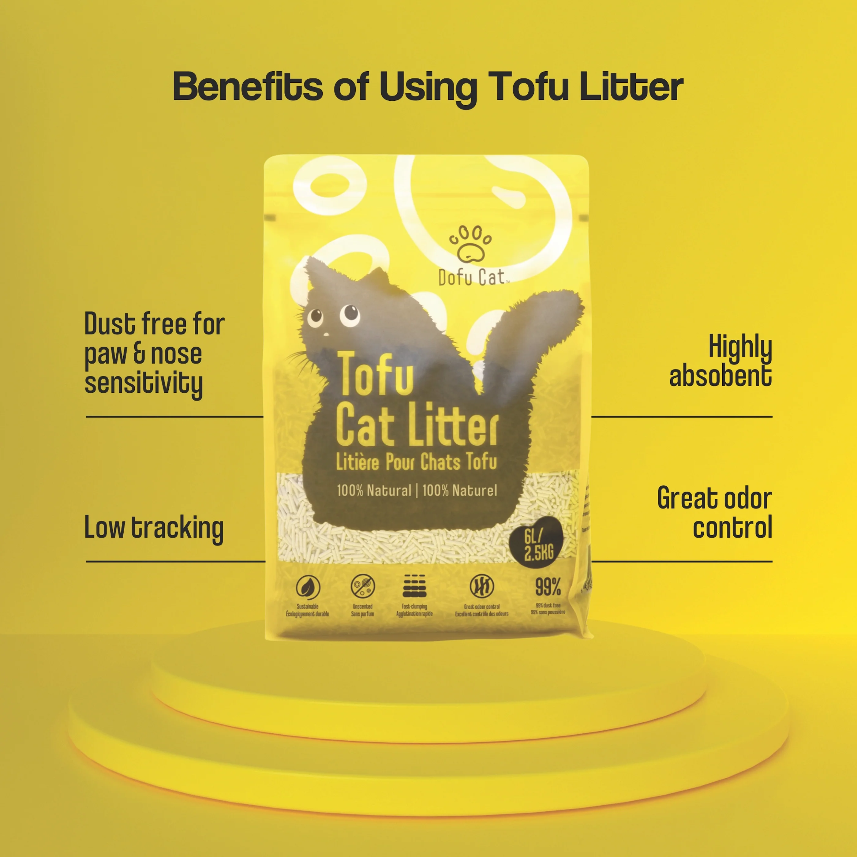 Upcycled Tofu Cat Litter - Image 4