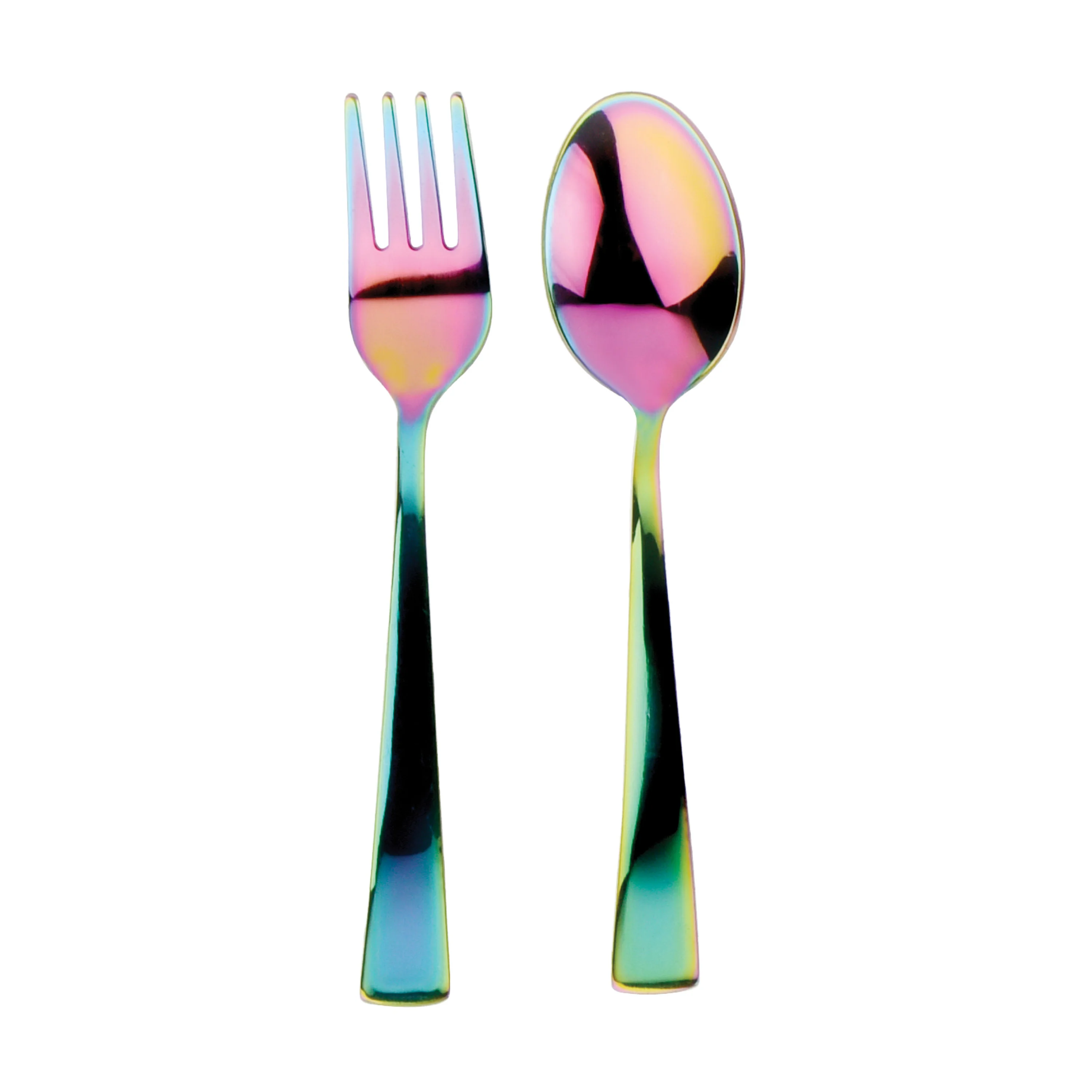 Utensil Set - Stainless Steel Fork and Spoon - Image 3