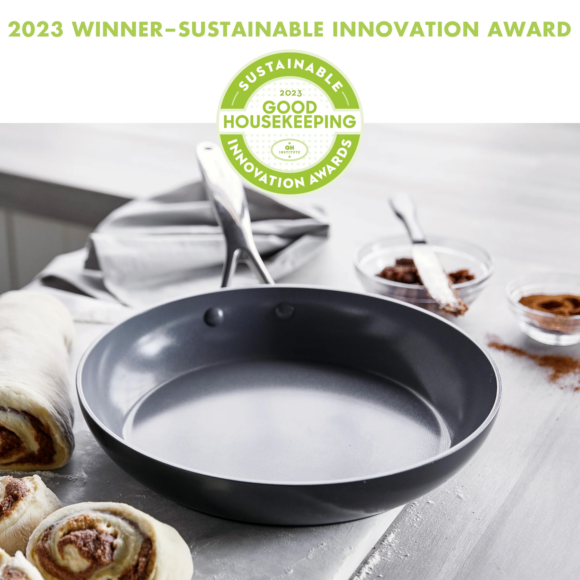Valencia Pro Ceramic, Nonstick, Hard Anodized Fry Pan, 12" - Image 3