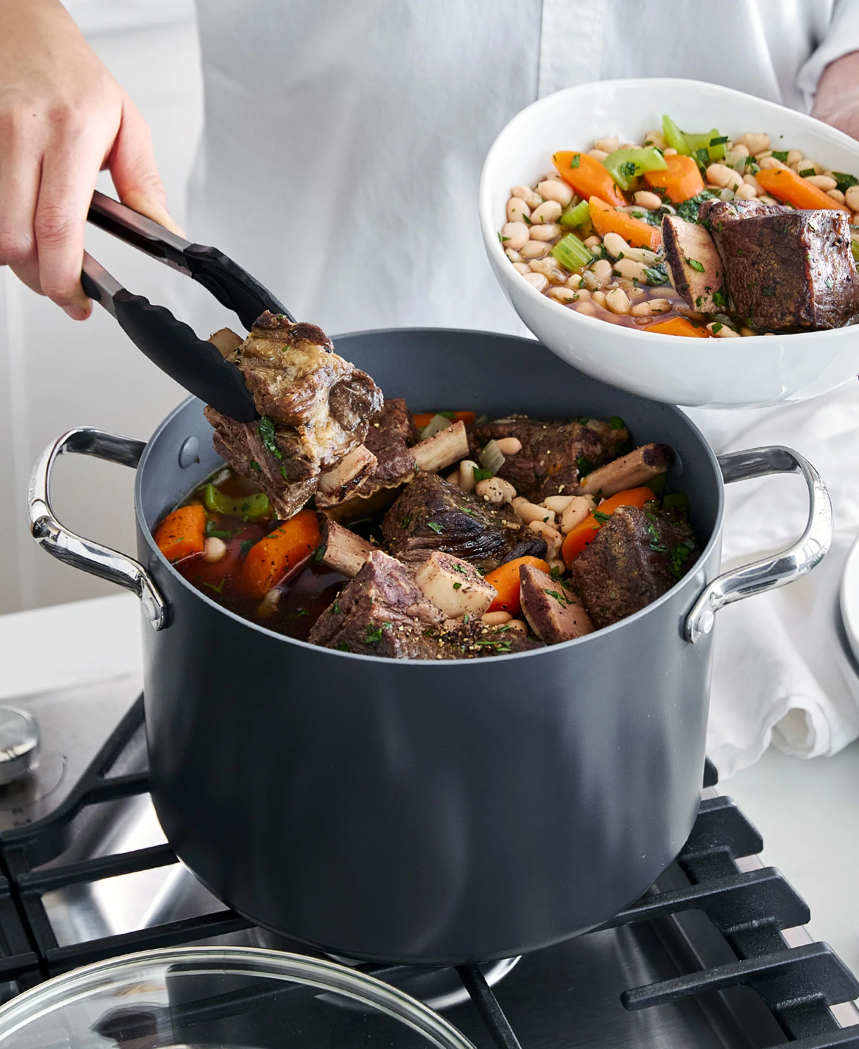 Valencia Pro Nonstick, Ceramic Stockpot with Lid, 8qt - Image 9