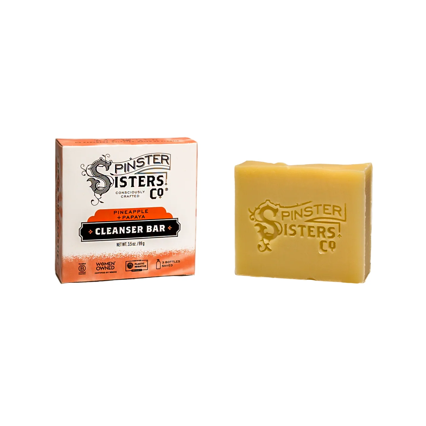 Vegan Daily Glow Face Cleanser Bar - Pineapple and Papaya - Image 5
