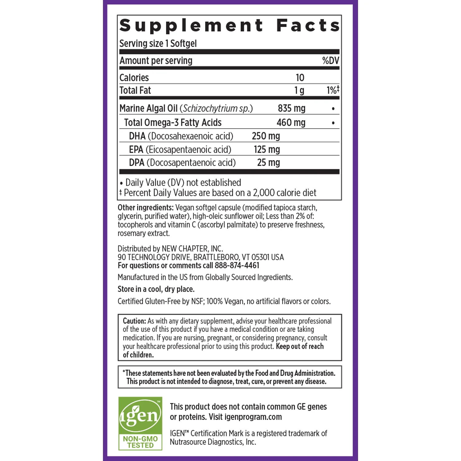 Vegan Omega-3 Complex, Vegan DHA, EPA, and DPA Supplement - Image 3