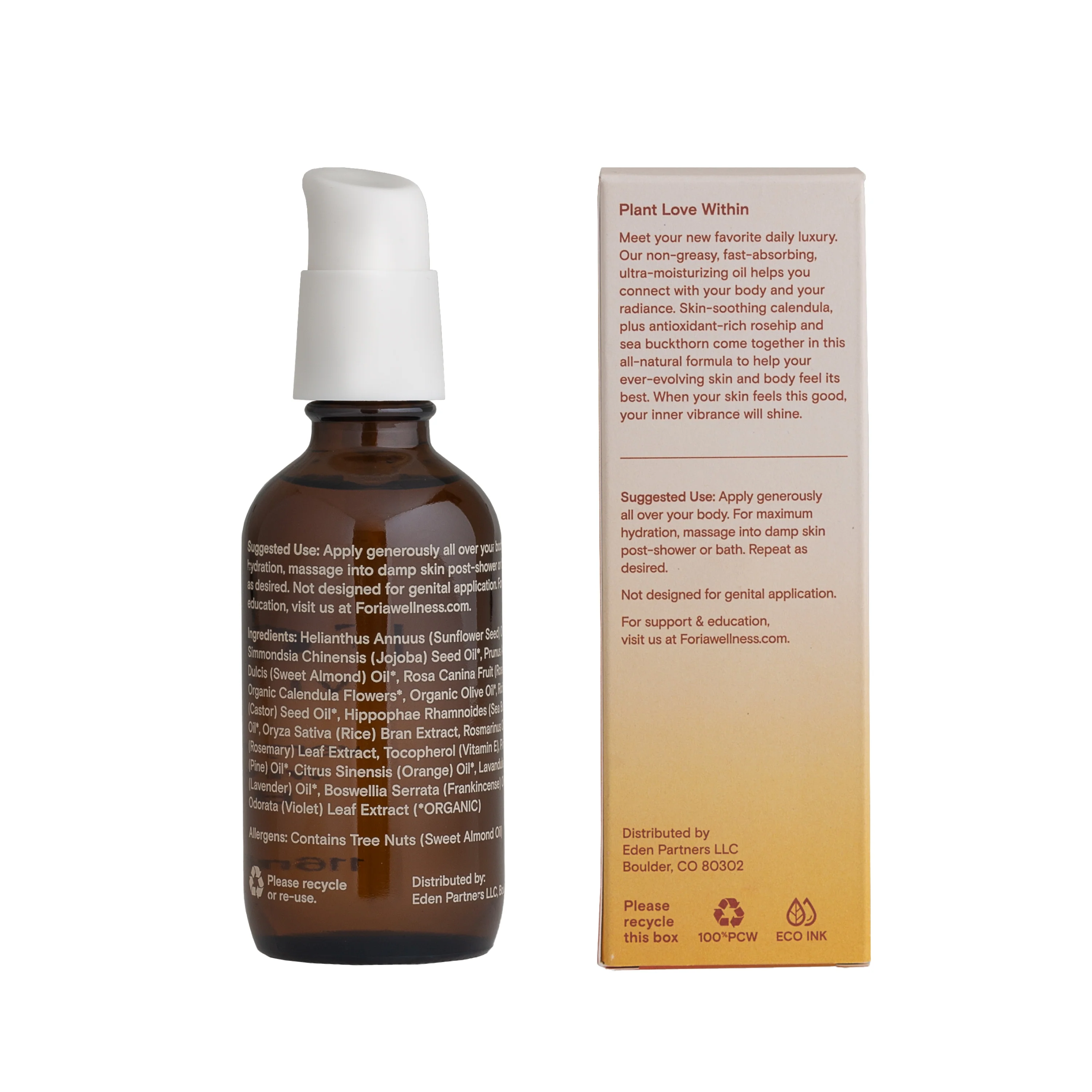 Vibrance Everyday Body Oil with Organic Botanicals - Image 2
