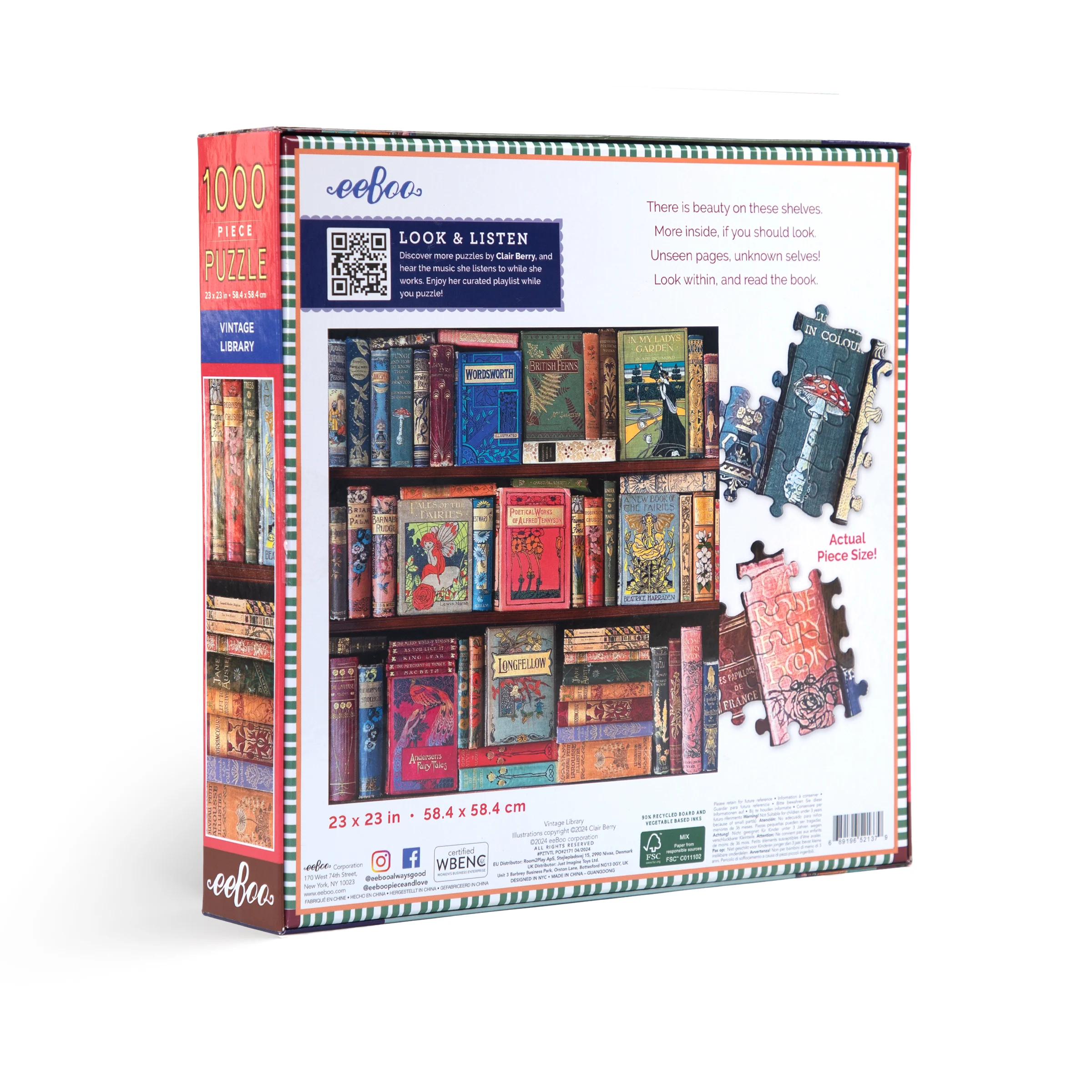 Vintage Library 1000 Piece Puzzle - Image 5