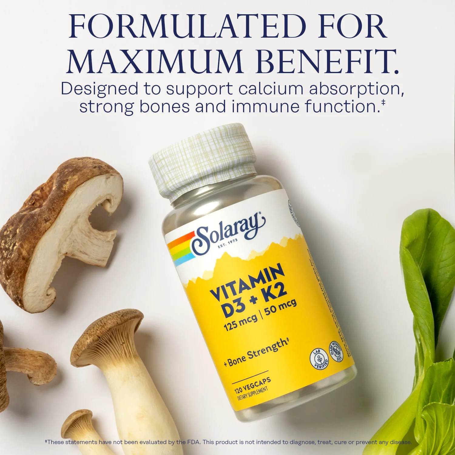 Vit D3 + K2, 125 mcg | 50 mcg - Image 3