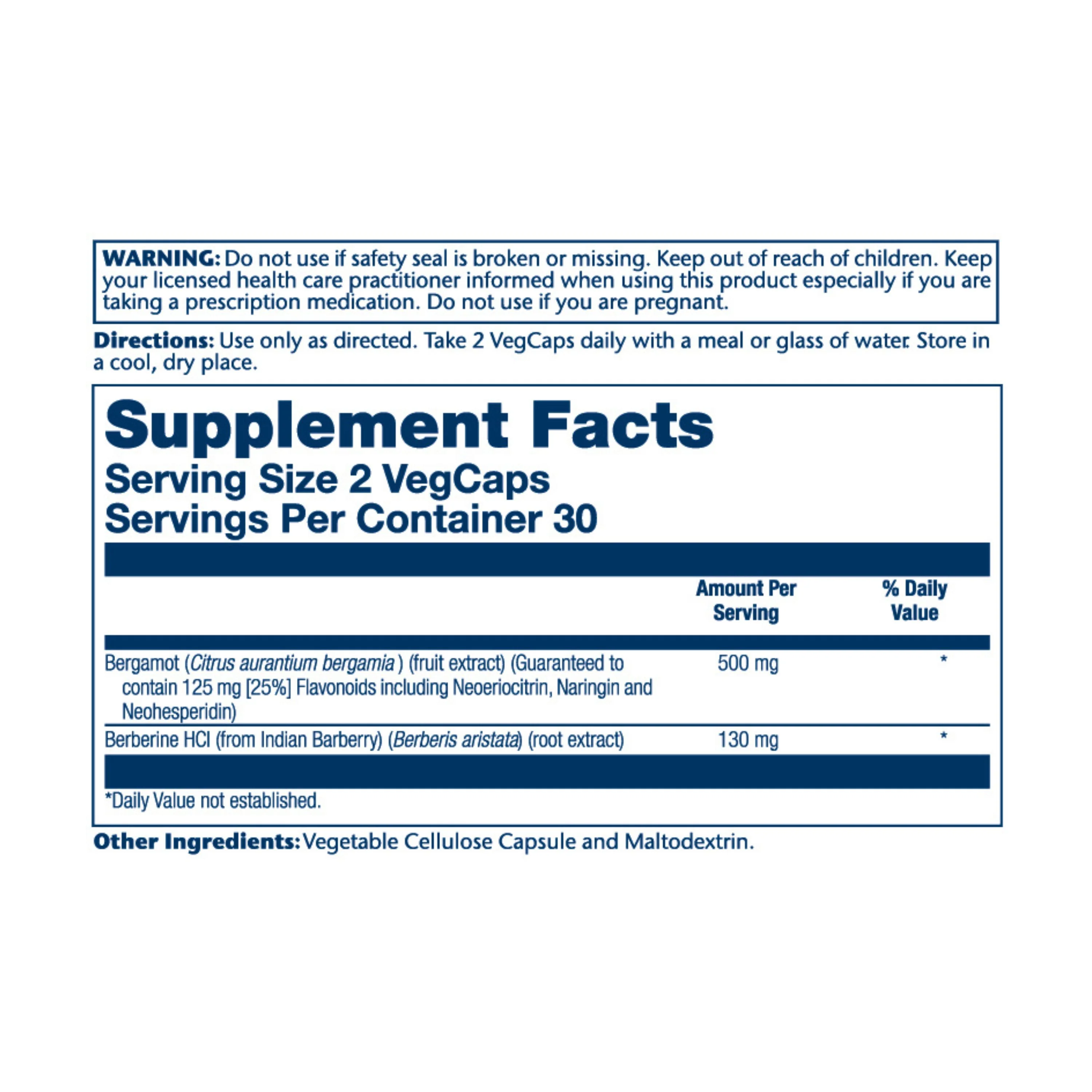 Vital Extracts Bergamot, 500 mg - Image 2