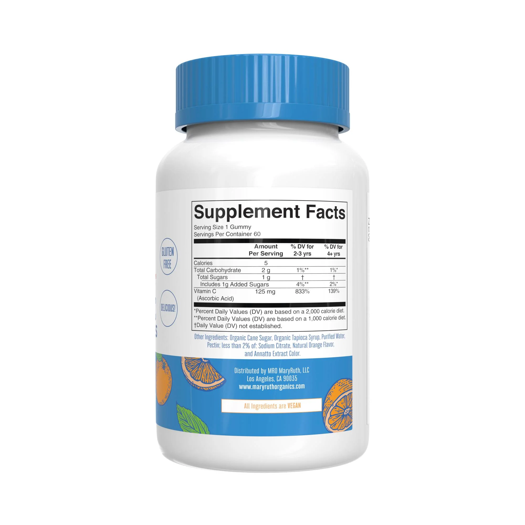Vitamin C Gummies, Orange, 60 ct - Image 6