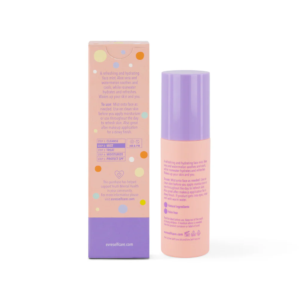 Wake Me Up Watermelon & Rose Face Mist - Image 2