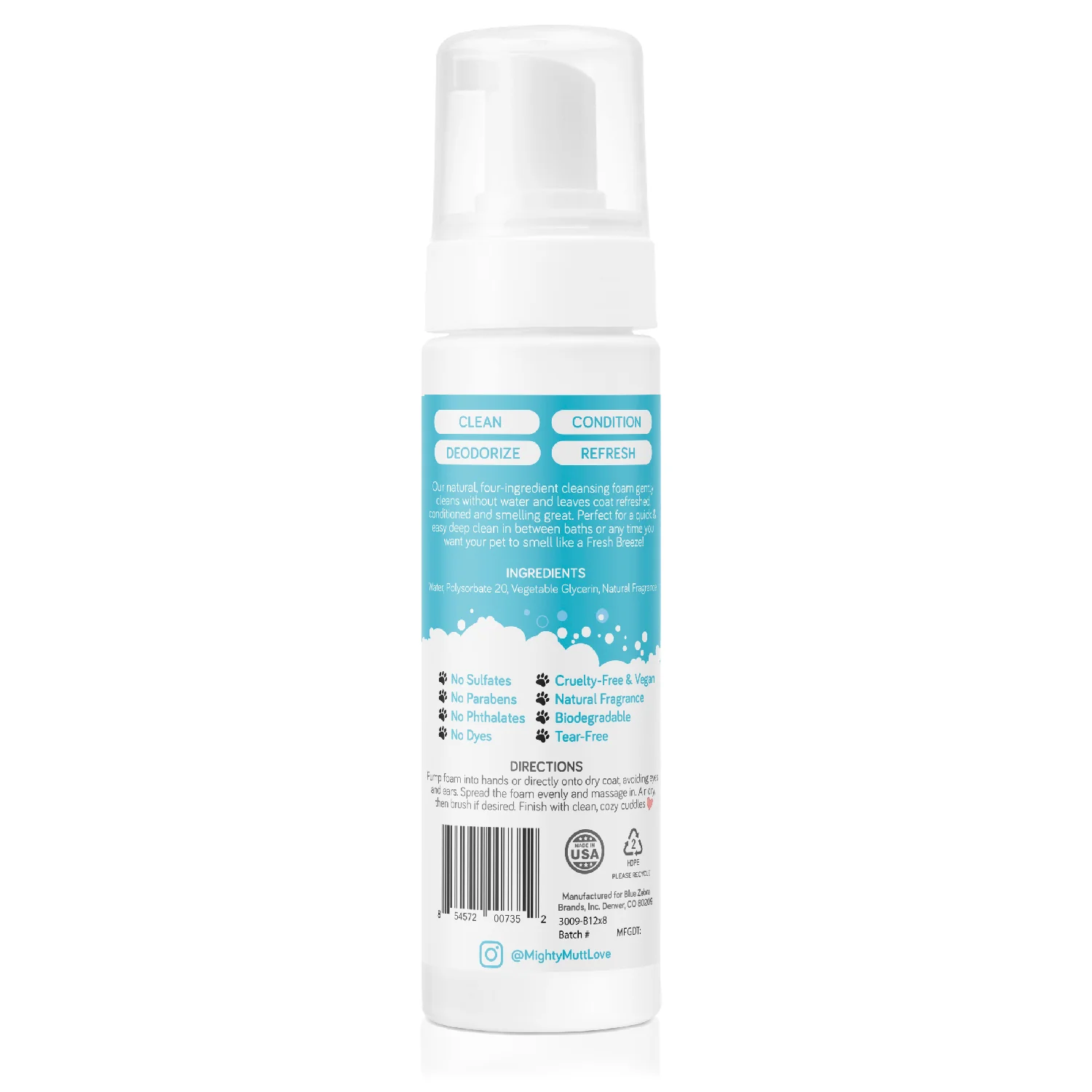 Waterless Foam Pet Shampoo - Image 3