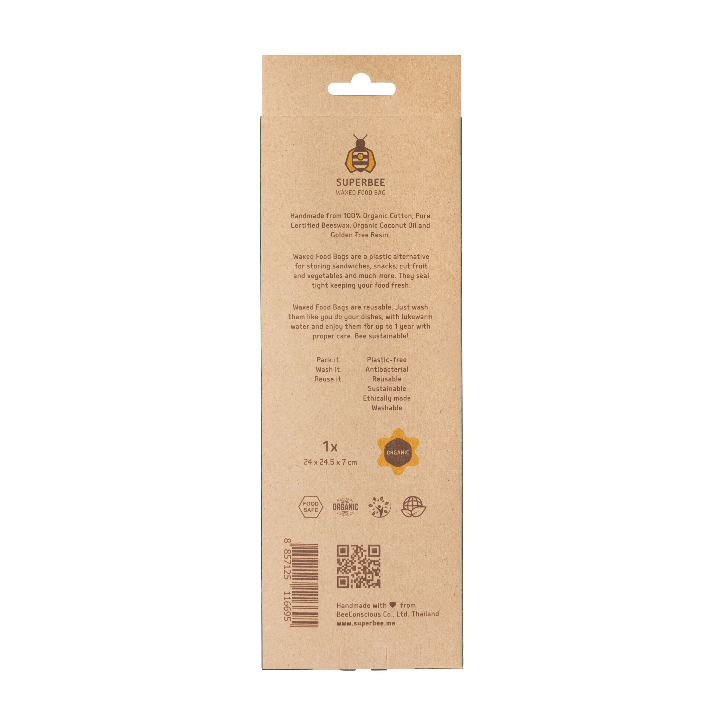 Waxed Food Bag - Image 7