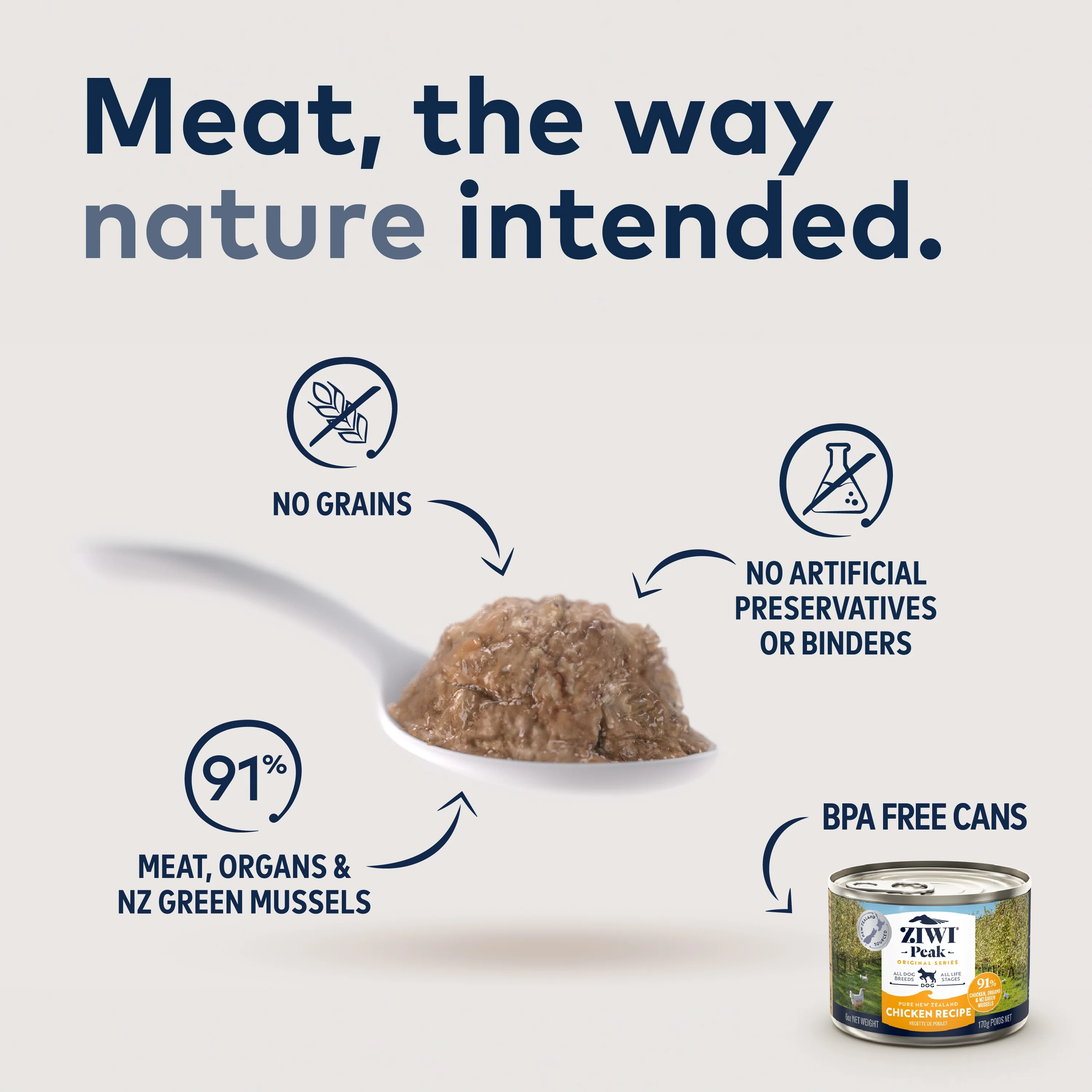 Canned Wet Dog Food – All Natural, High Protein, Grain Free, Limited Ingredient, with Superfoods - Image 2