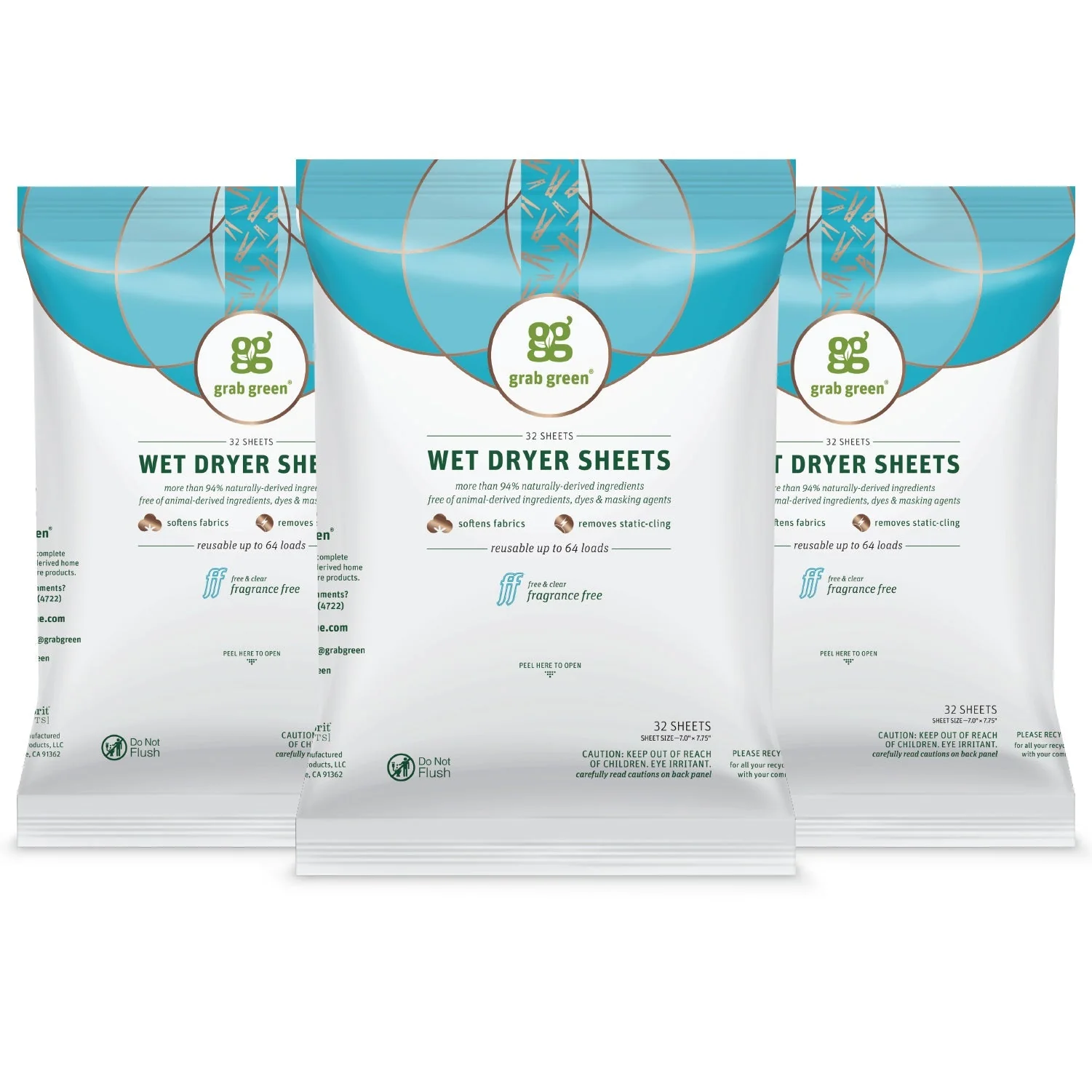 Wet Dryer Sheets - Fragrance Free - Image 7