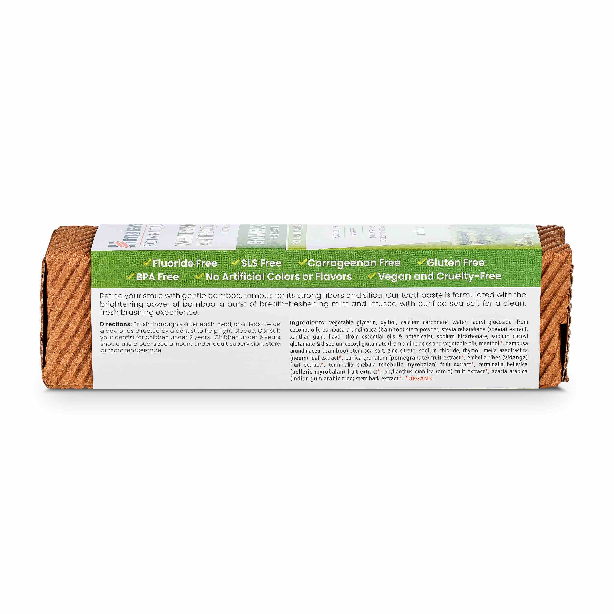 Whitening Antiplaque Bamboo + Sea Salt Toothpaste - Image 2