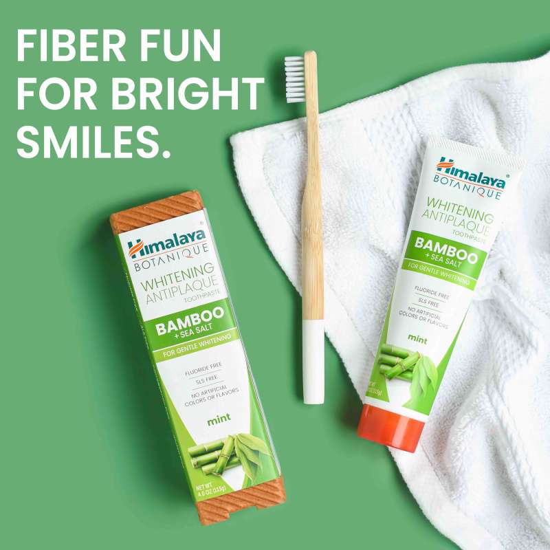 Whitening Antiplaque Bamboo + Sea Salt Toothpaste - Image 3