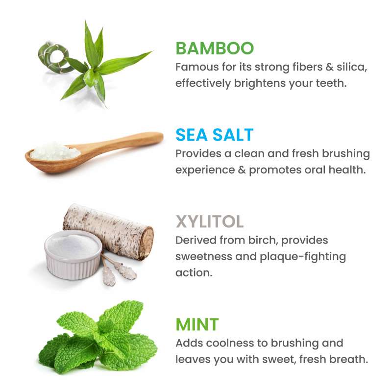 Whitening Antiplaque Bamboo + Sea Salt Toothpaste - Image 5