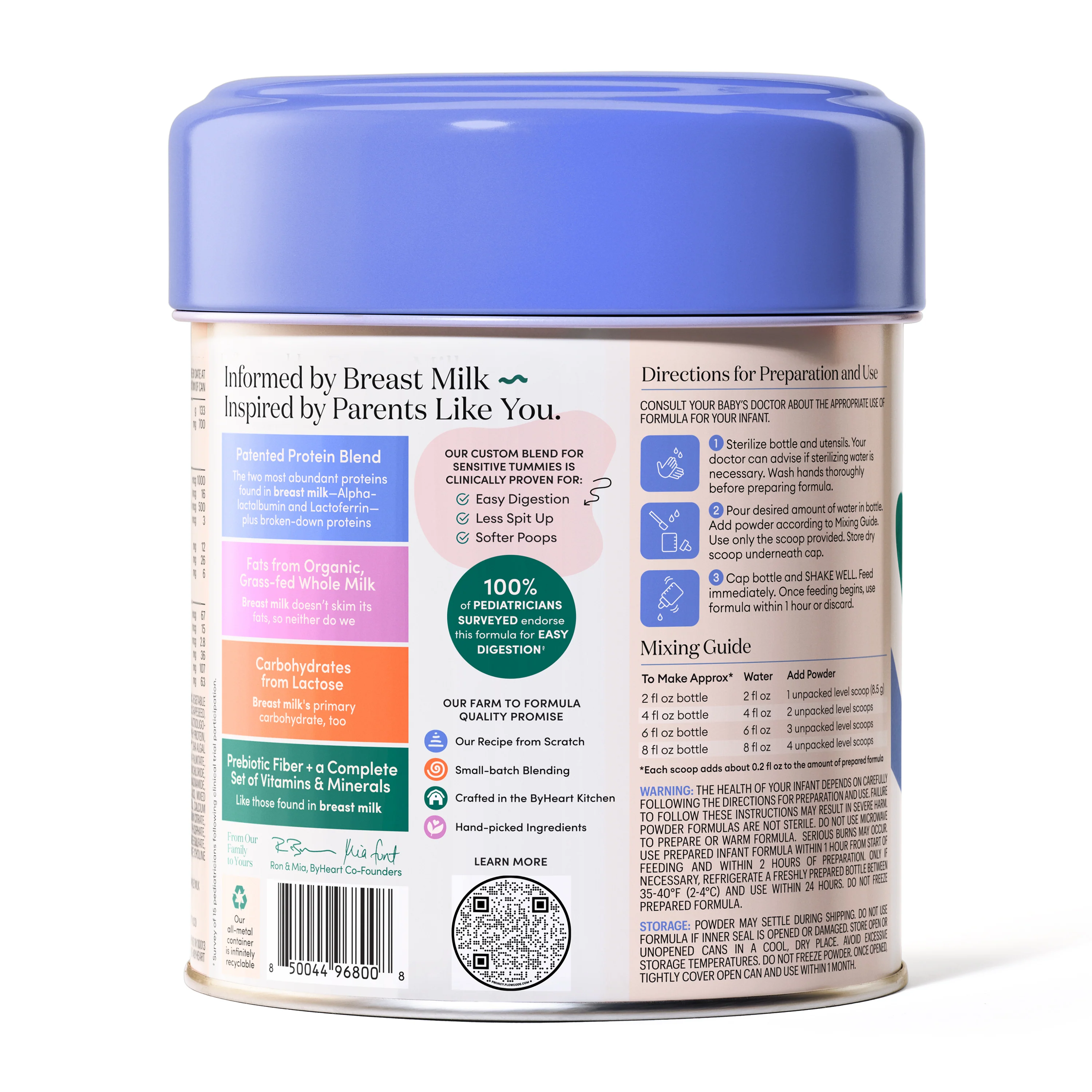 Whole Nutrition Infant Powder Formula - Made with Organic, Grass-Fed Whole Milk - Image 4