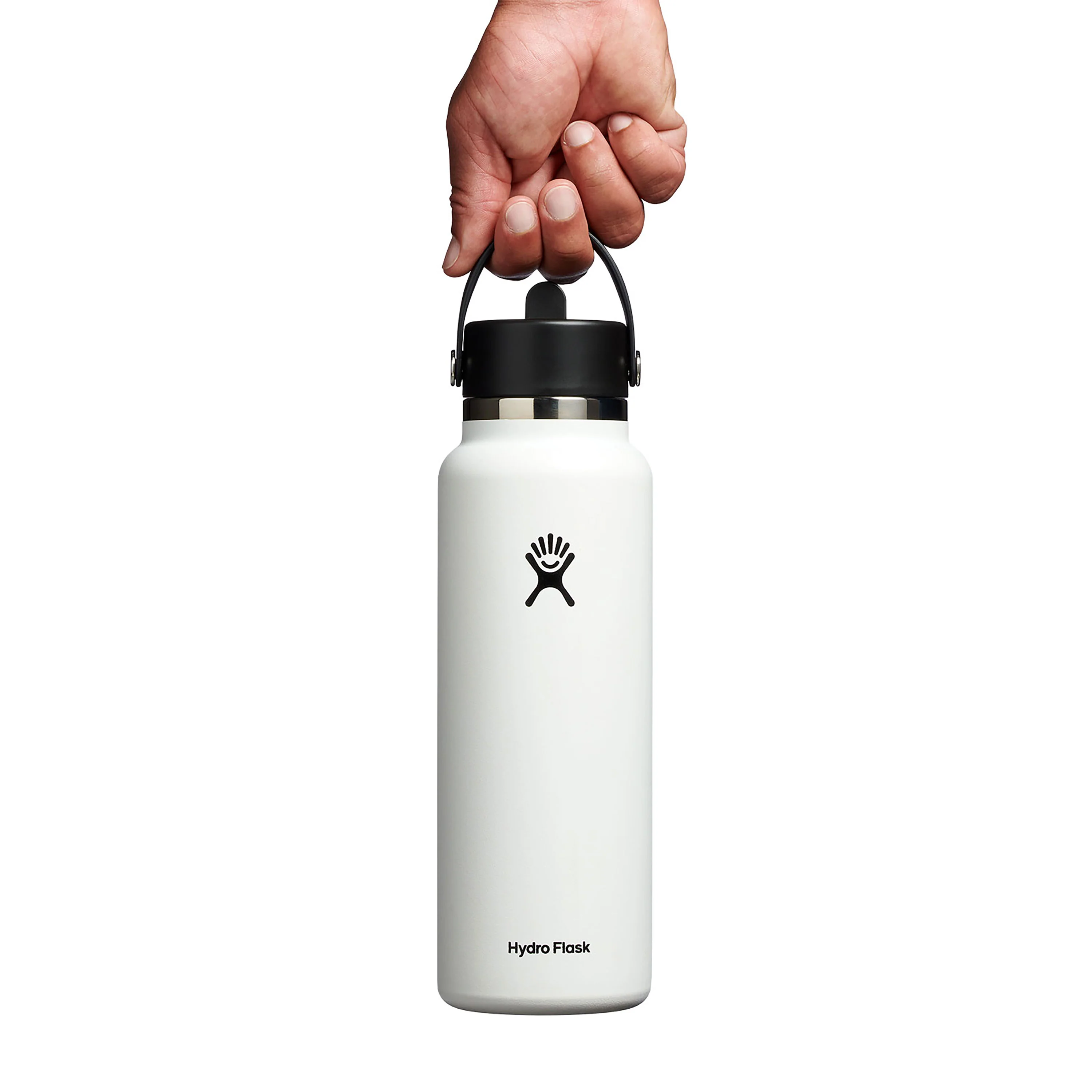 Wide Mouth Bottle with Flex Straw Cap, 40 oz - Image 10