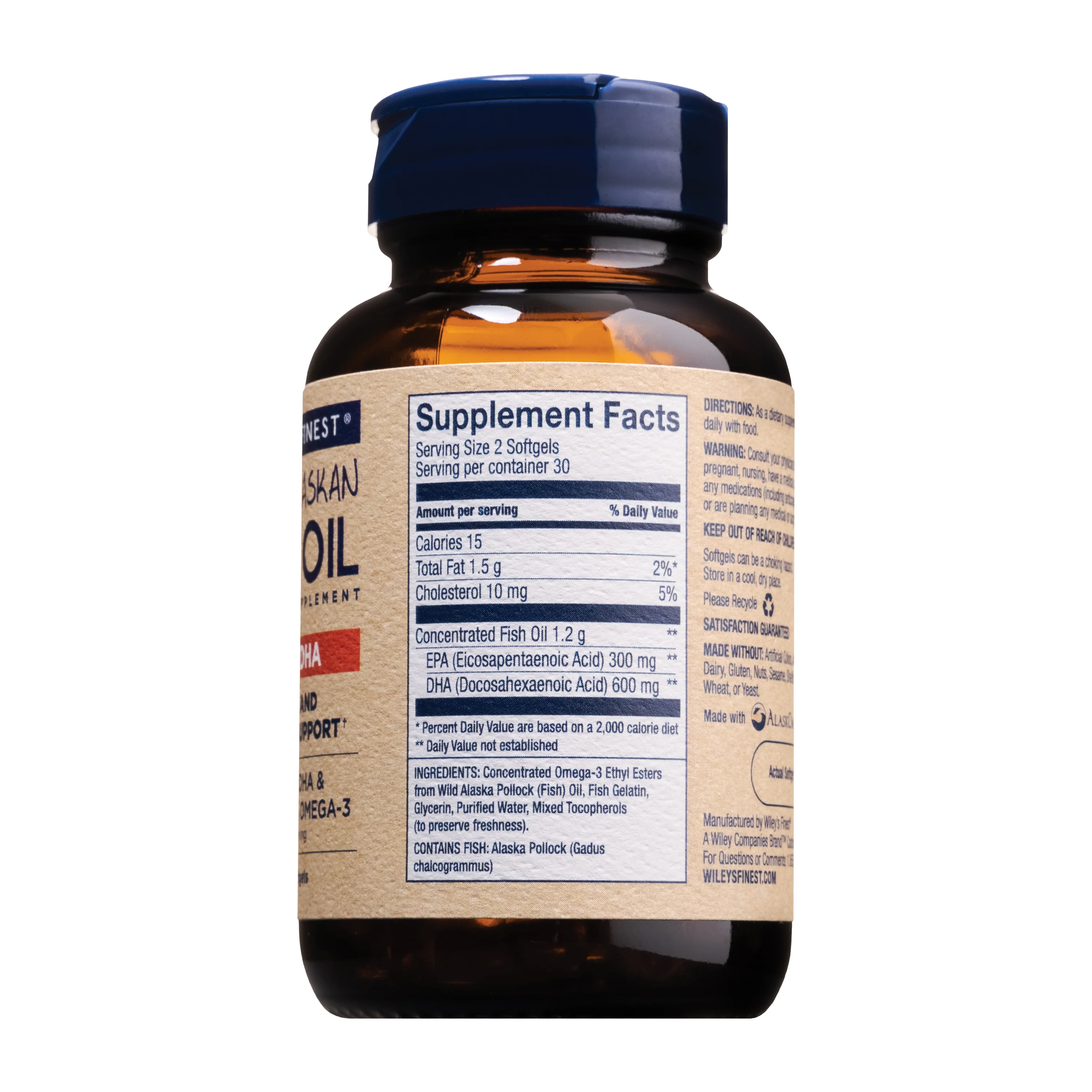 Wild Alaskan Fish Oil - Peak DHA - Image 2