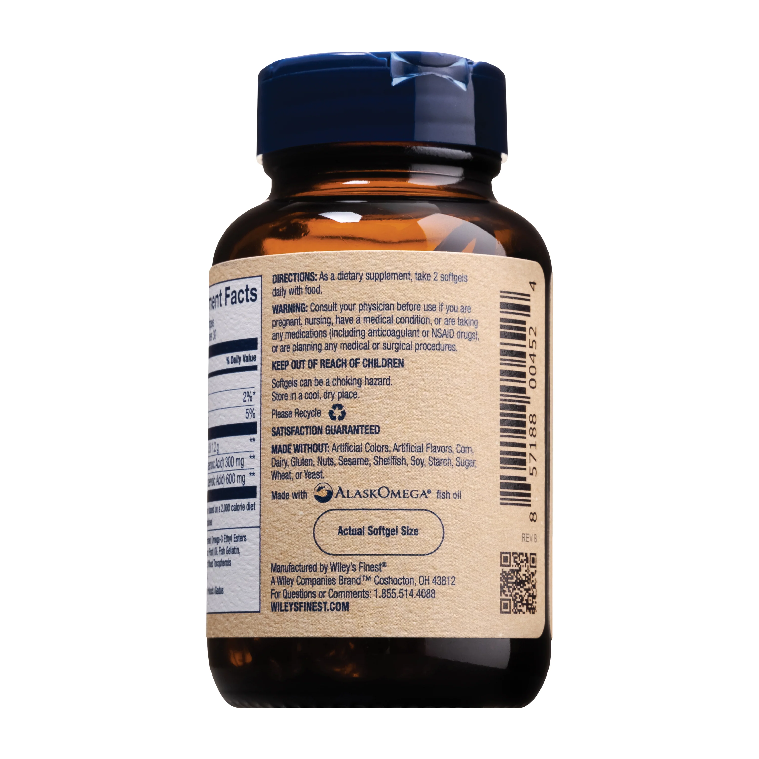 Wild Alaskan Fish Oil - Peak DHA - Image 3