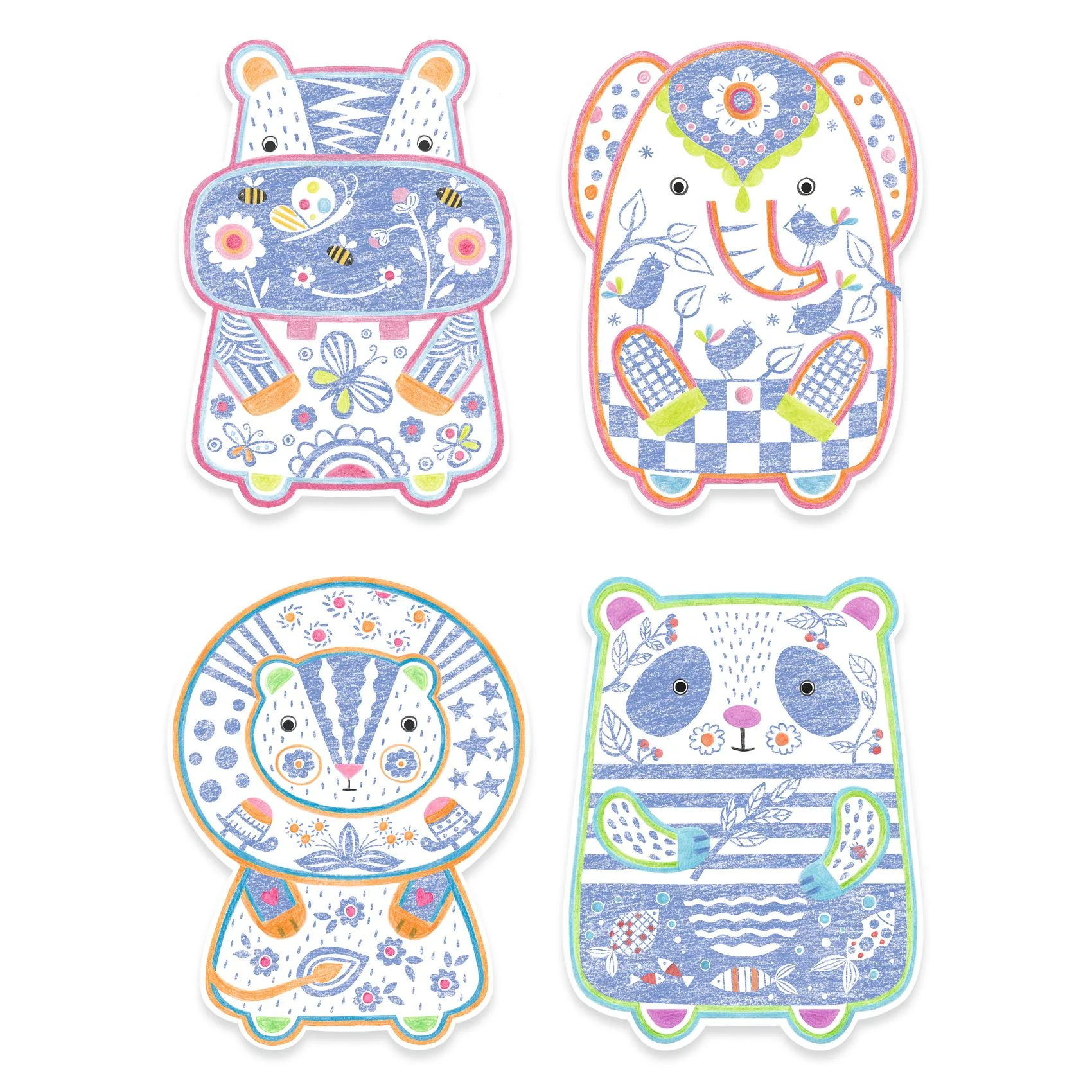Wild Animals to Discover Coloring made with FSC® Certified Paper - Image 2