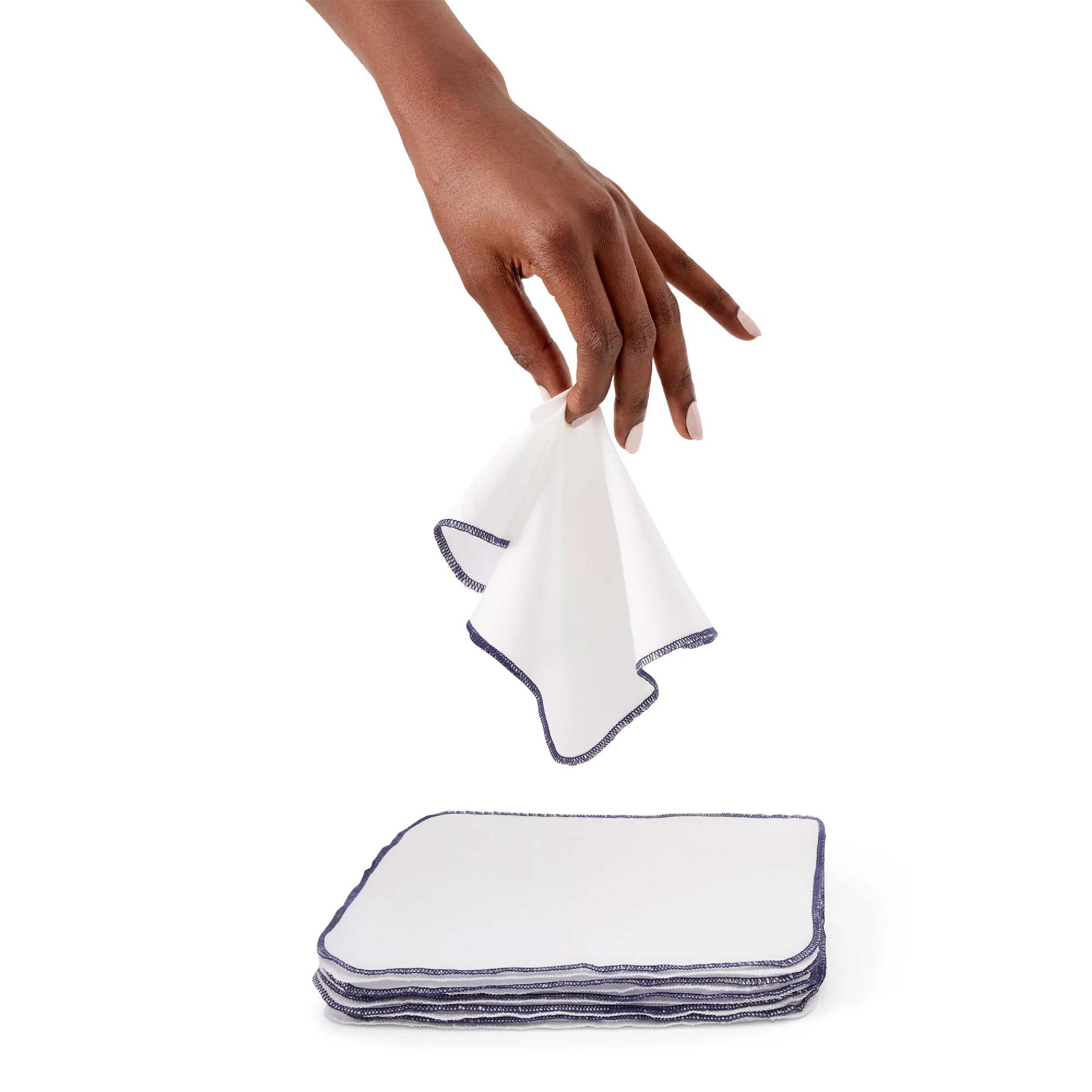 Reusable Baby and All Purpose Wipes, certified unbleached 100% Organic Cotton, 12 Wipes - Image 6