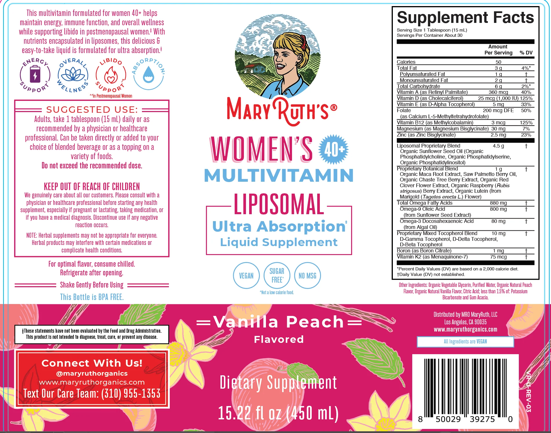 Women's 40+ Multivitamin Liposomal - Image 10