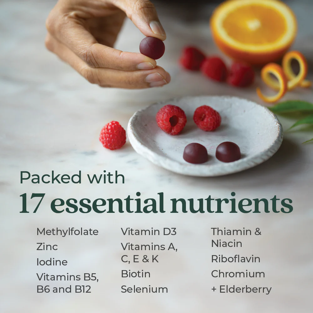 Women's Multivitamin Gummies, Nutrient Packed & Less Sugar, Berry Citrus Flavored - Image 8