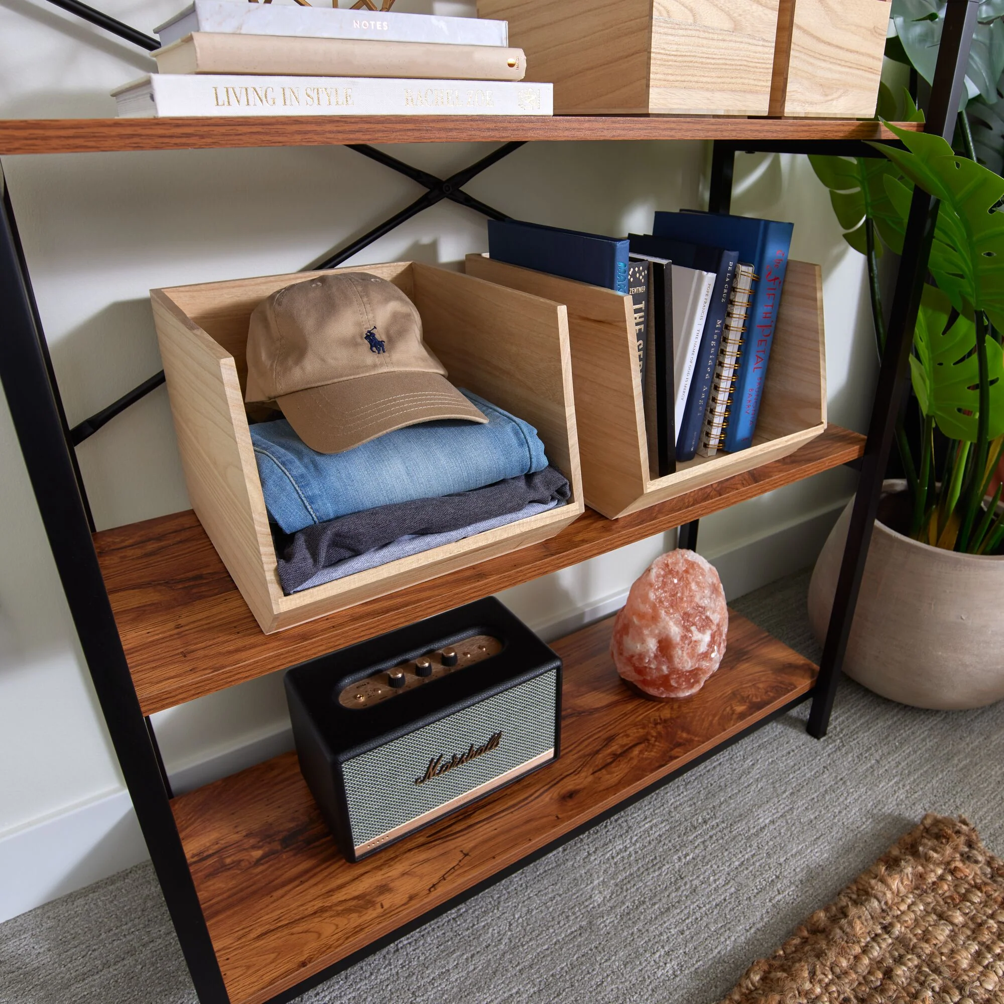Wood Open Front Bin - Image 2