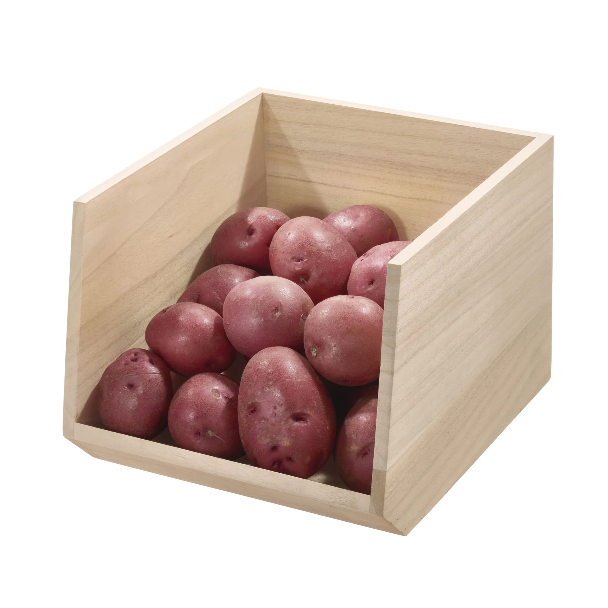 Wood Open Front Bin - Image 3