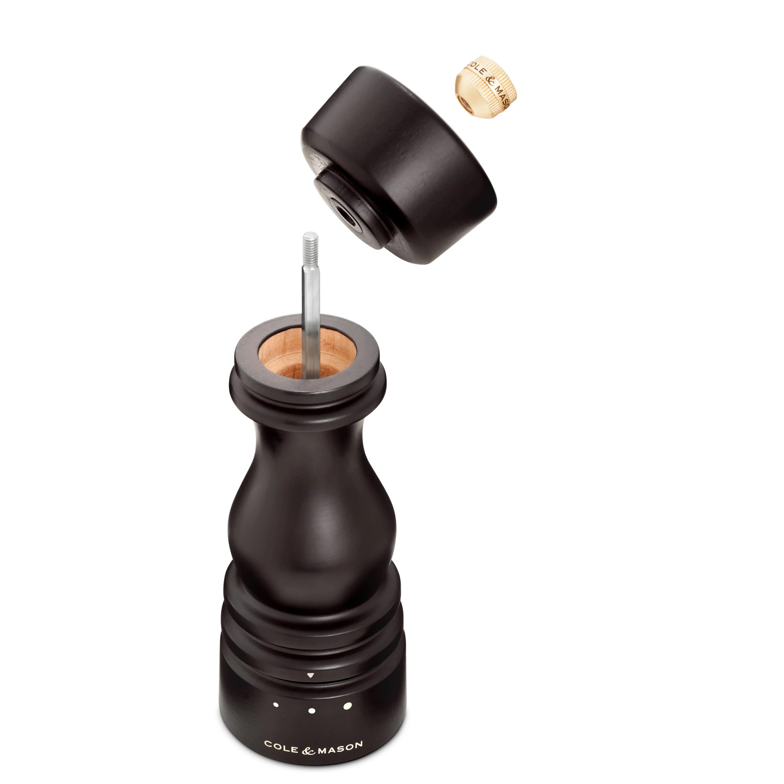 Wood Salt Grinder with Ceramic Grinding Mechanism - Image 10