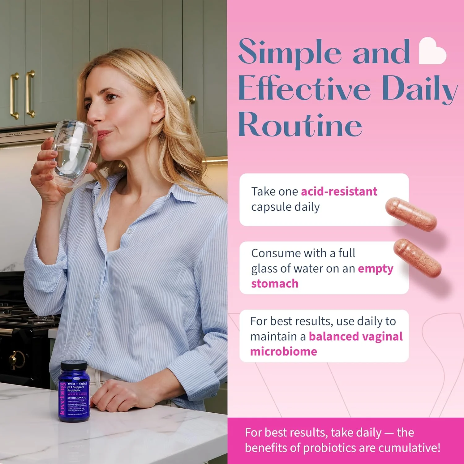 Women's Health Probiotic - Yeast and Vaginal pH Support - Yeast is a Beast - Image 5