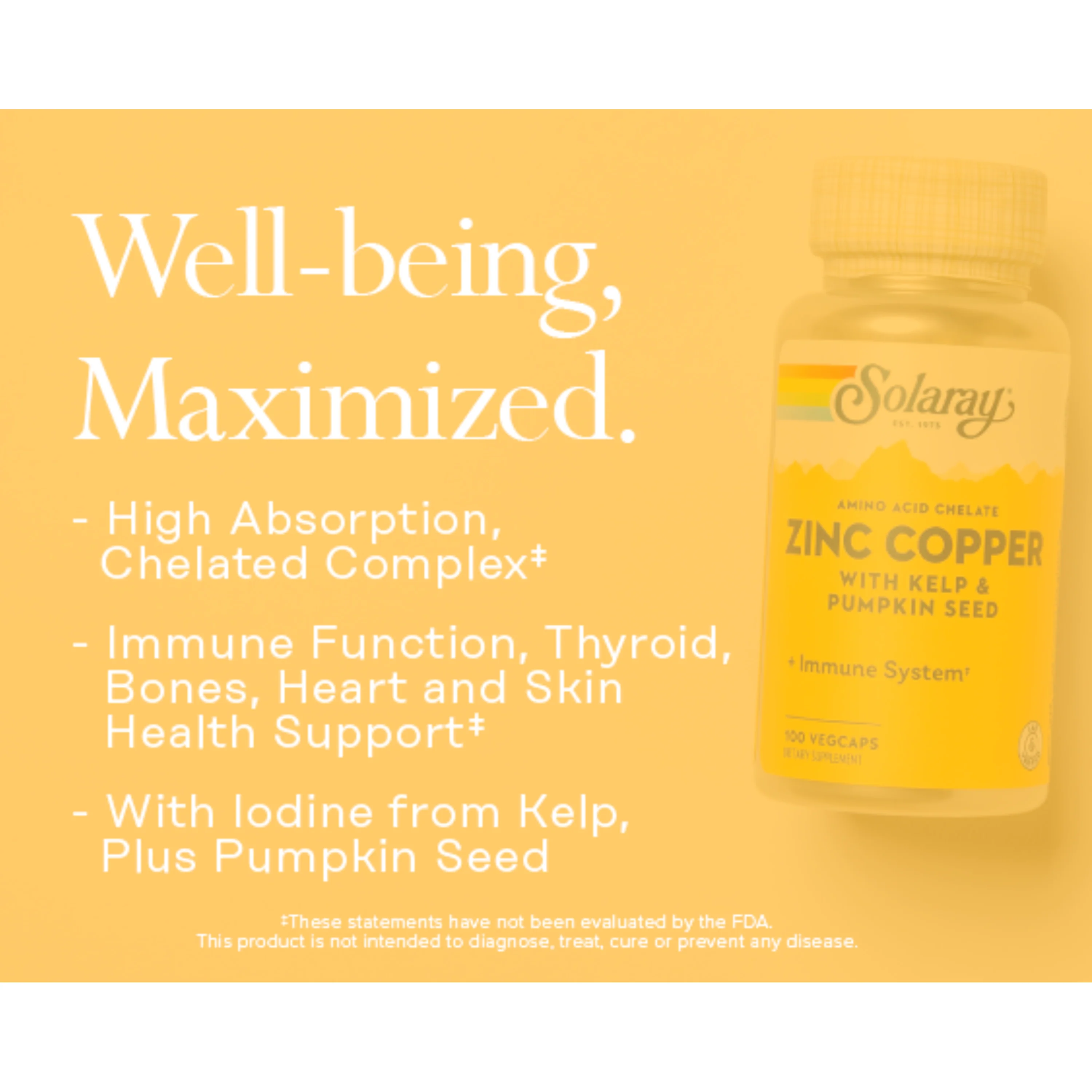 Zinc Copper Amino Acid Chelate with Kelp & Pumpkin Seed - Image 5