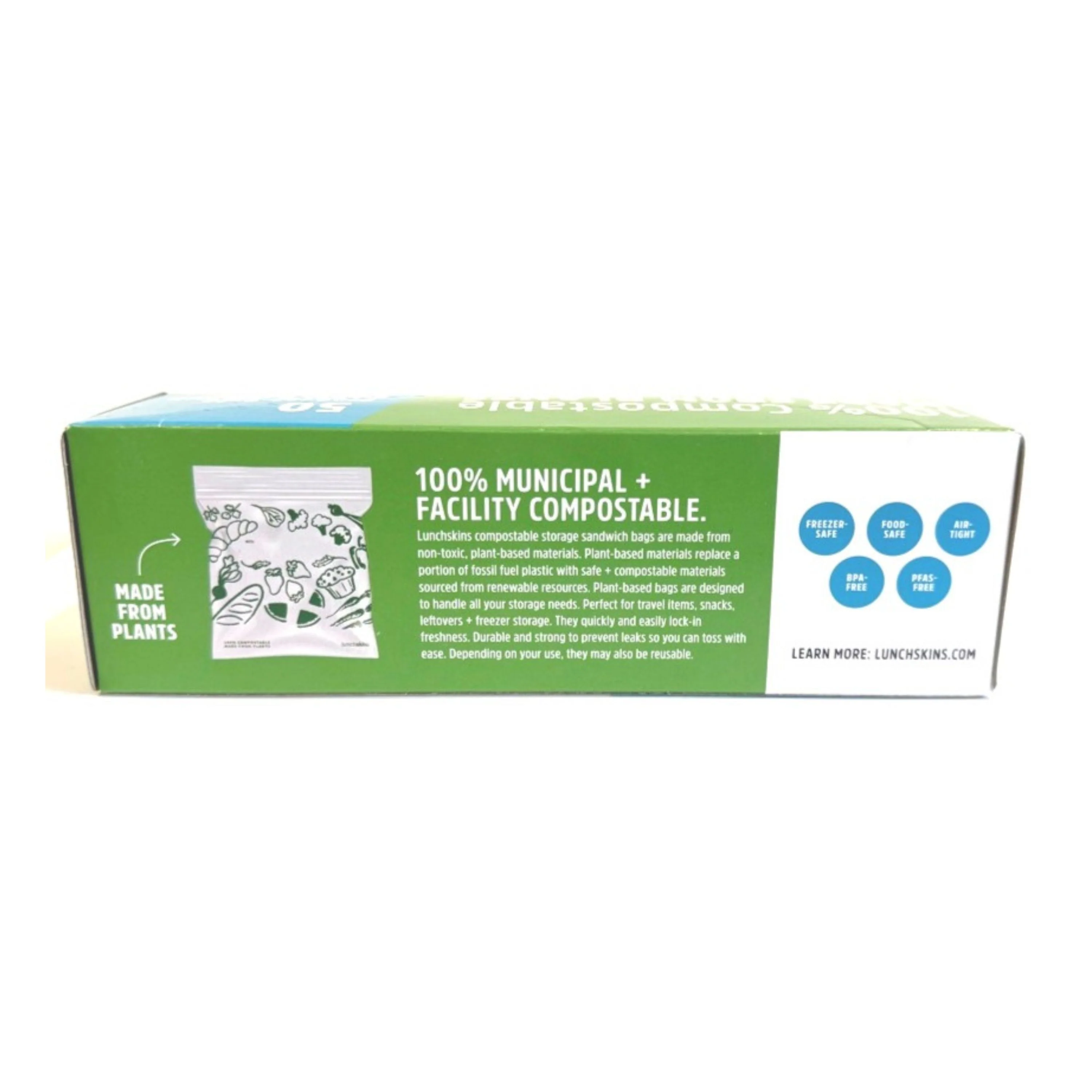 Ziptop Compostable Sandwich Bag - Image 2