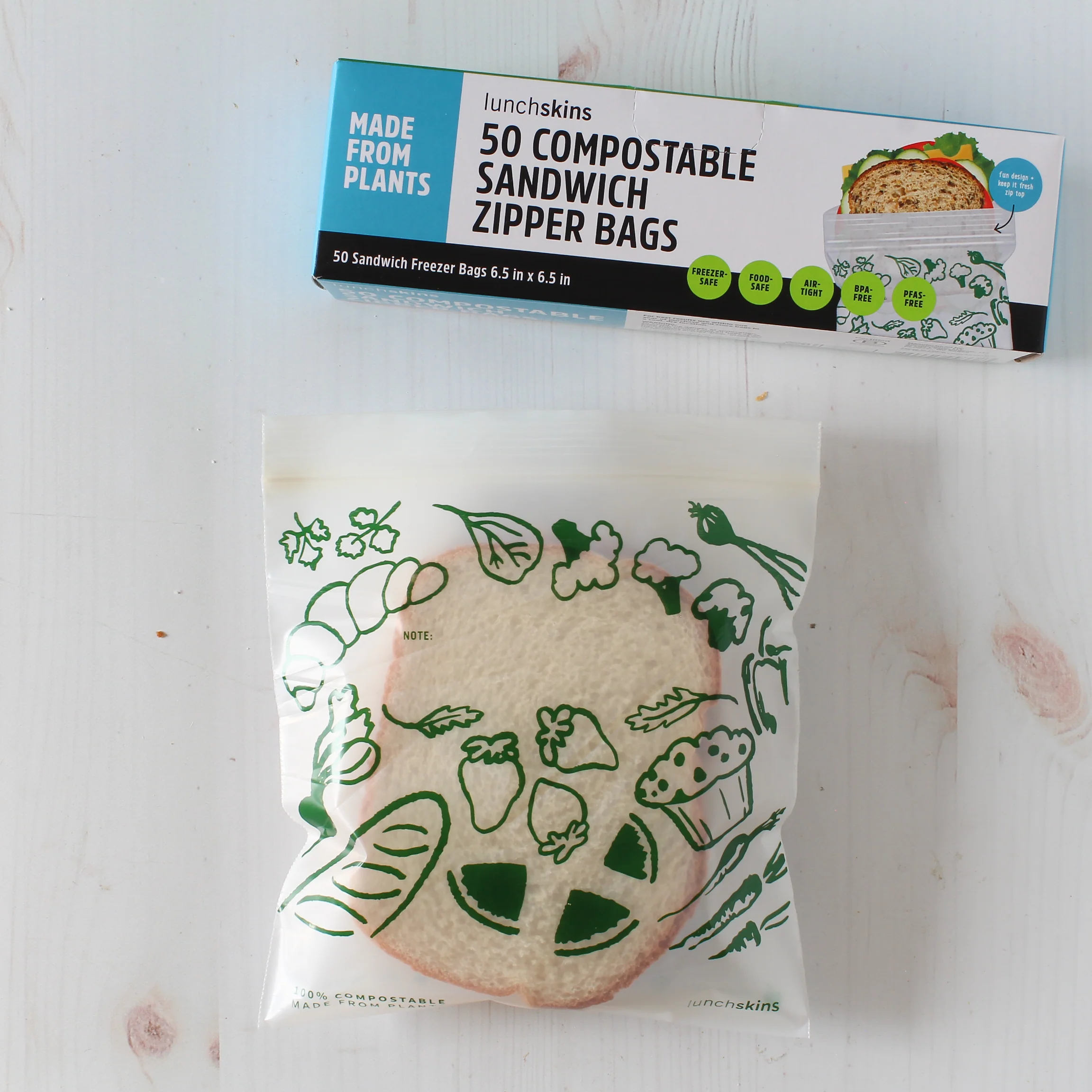 Ziptop Compostable Sandwich Bag - Image 3