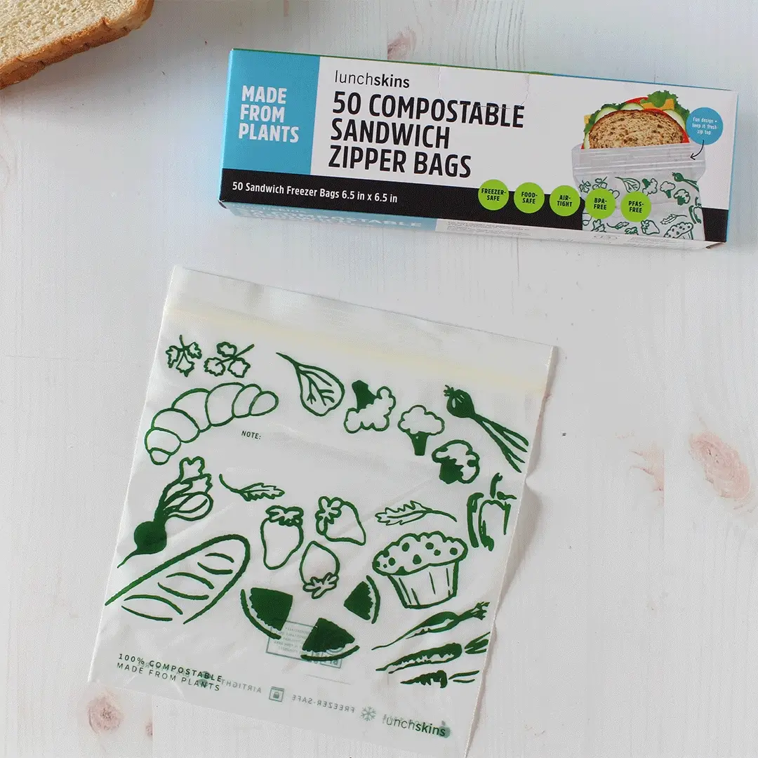 Ziptop Compostable Sandwich Bag - Image 4