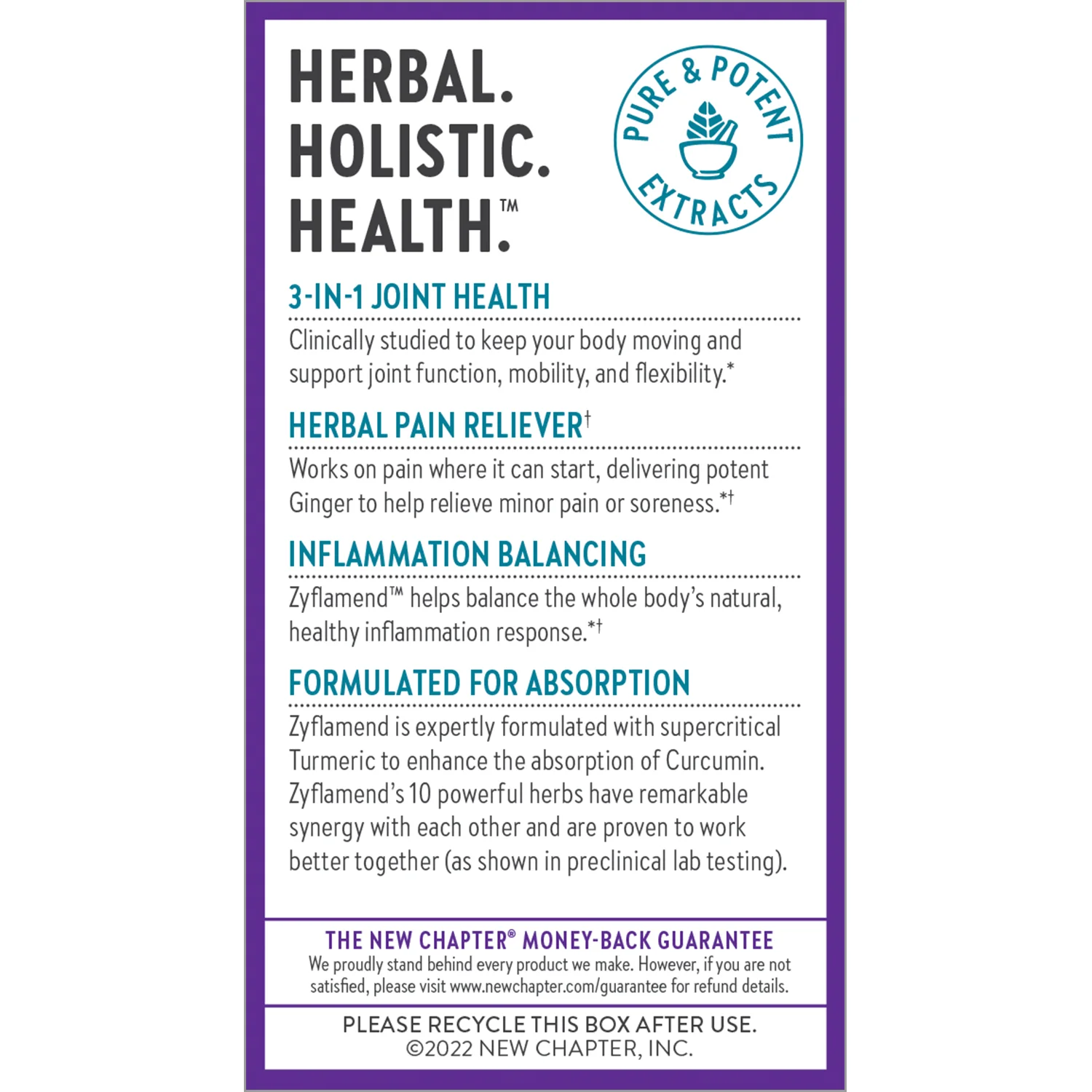 Zyflamend™ Herbal Pain Relief, Healthy Inflammation & Joint Support - Image 12