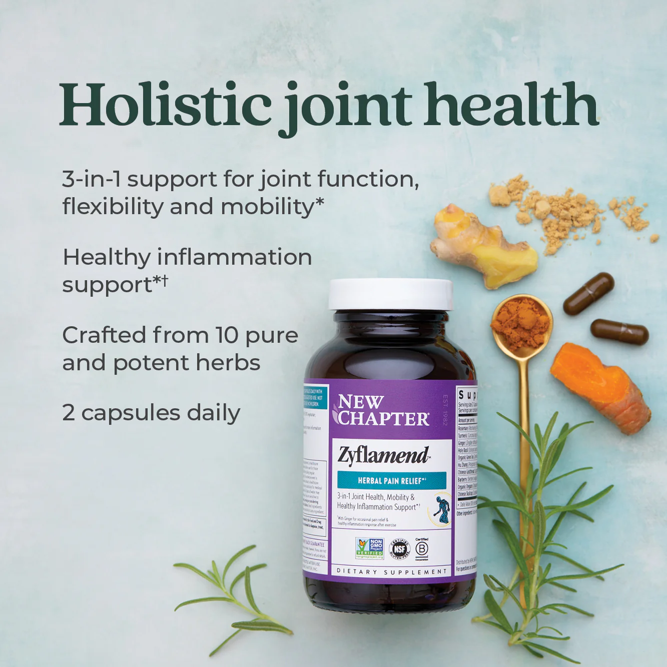 Zyflamend™ Herbal Pain Relief, Healthy Inflammation & Joint Support - Image 17
